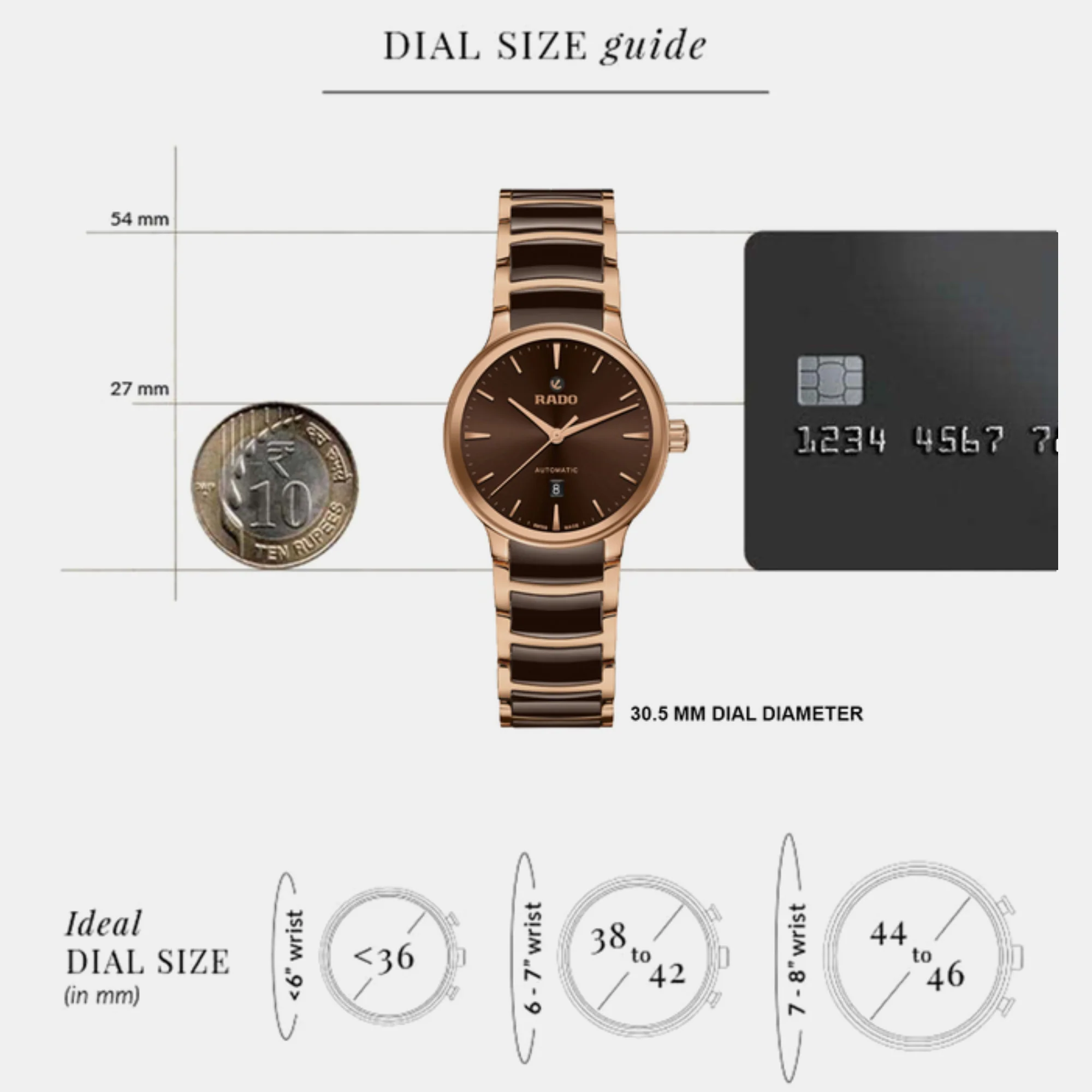 Centrix Women Automatic Brown Dial Analog Stainless Steel Watch R30019302 - Image 6