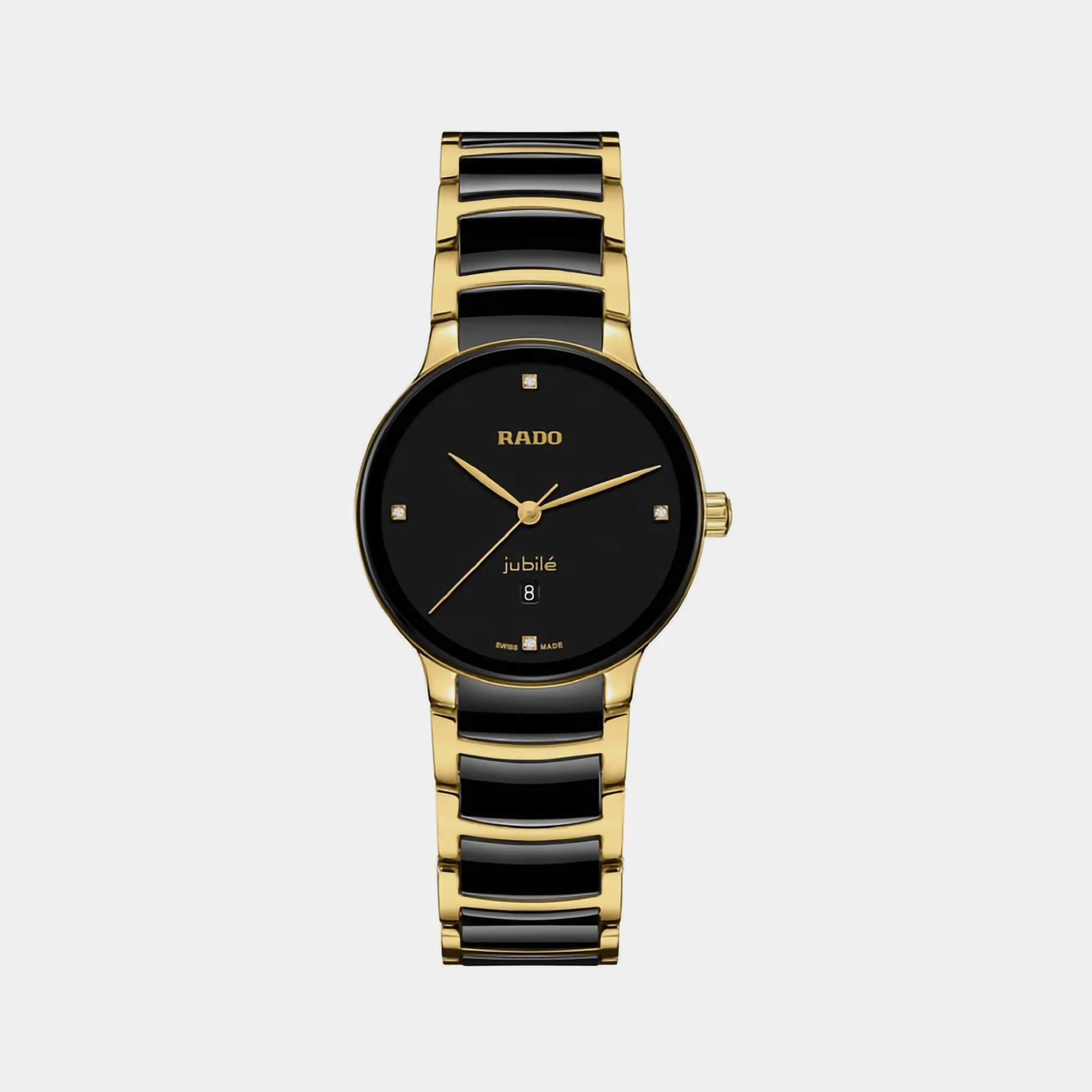 Centrix Women Quartz Black Dial Analog Ceramic Watch R30025712 - Image 2