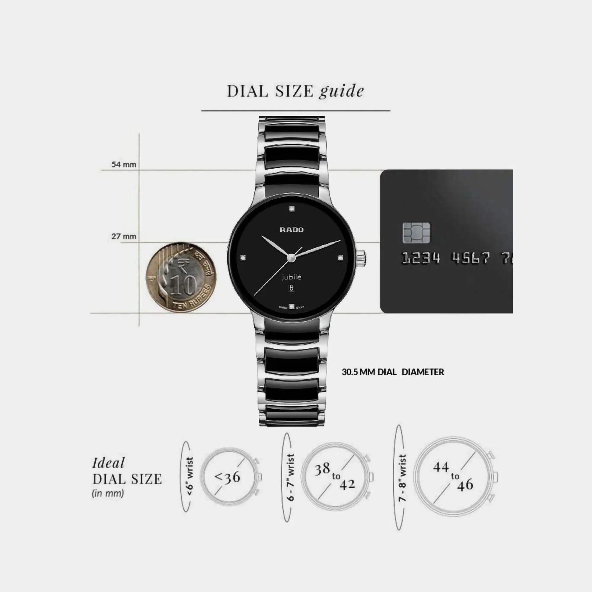 Centrix Women Quartz Black Dial Analog Ceramic Watch R30026712 - Image 6