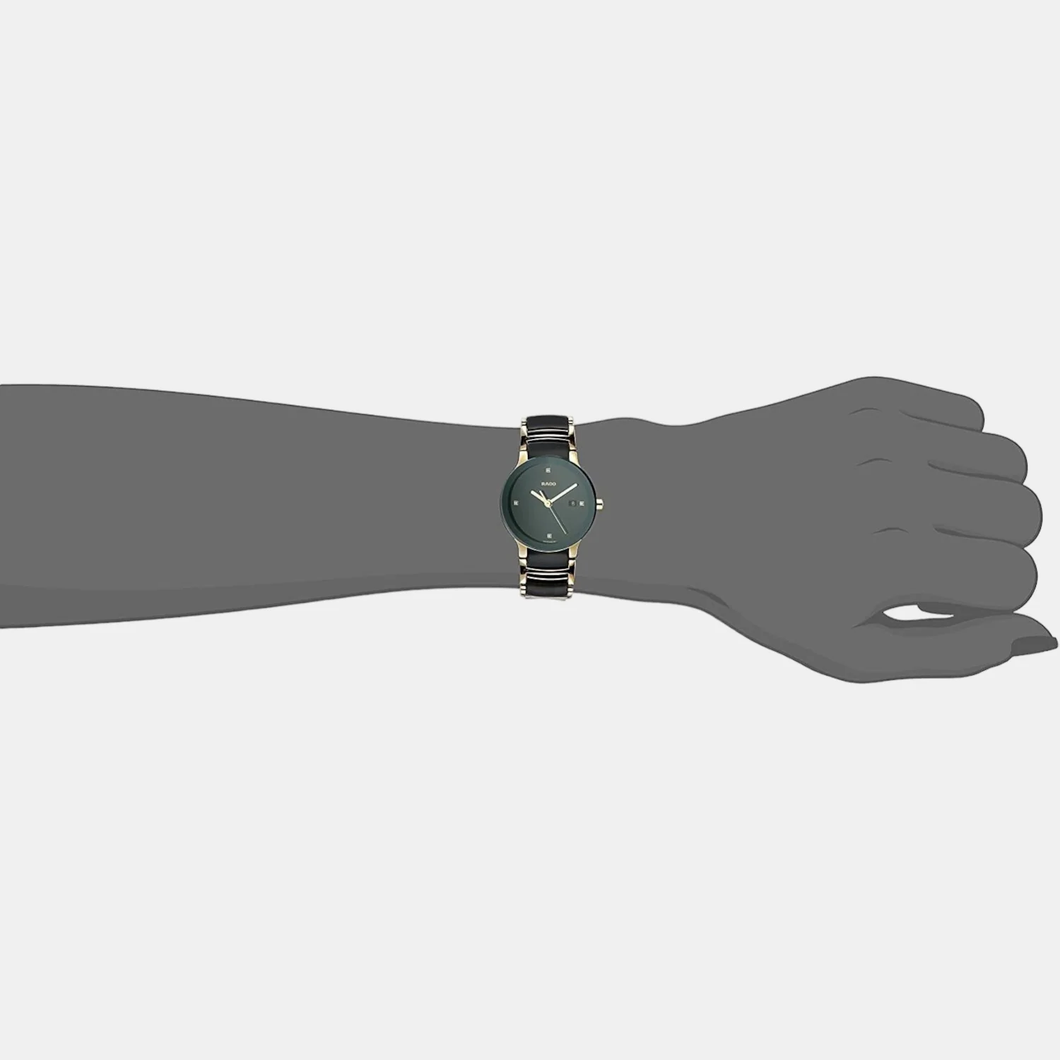 Centrix Women Quartz Black Dial Analog Stainless Steel Watch R30930712 - Image 2