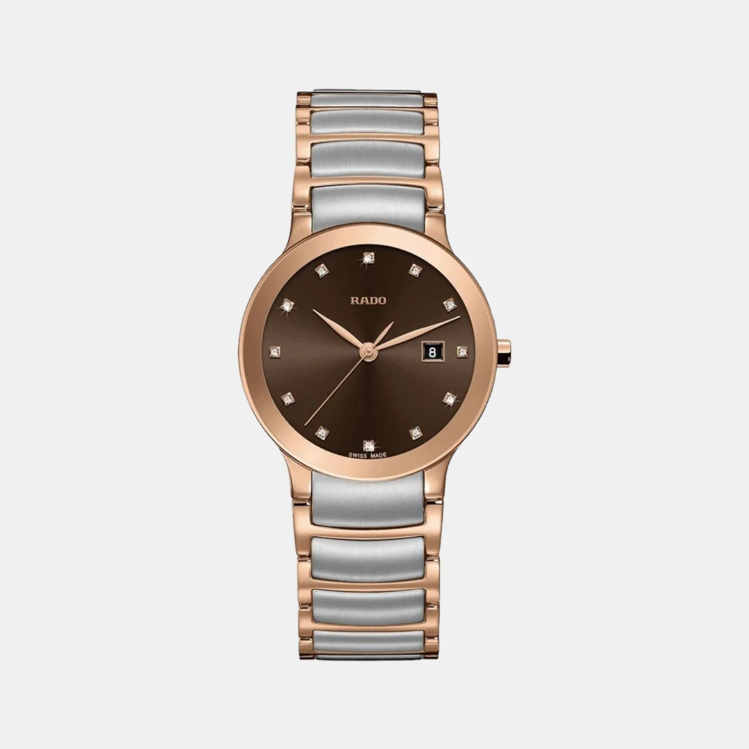 Centrix Women Quartz Brown Dial Analog Stainless Steel Watch R30555723