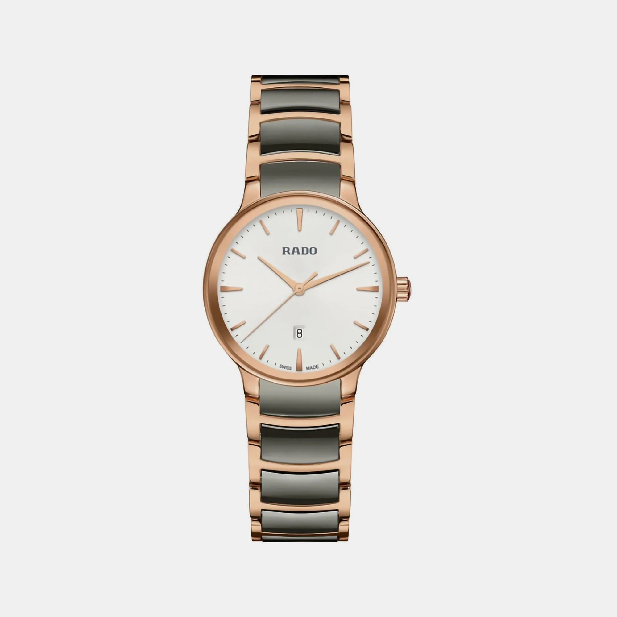 Centrix Women Quartz Silver Dial Chronograph Ceramic Watch R30024012 - Image 2