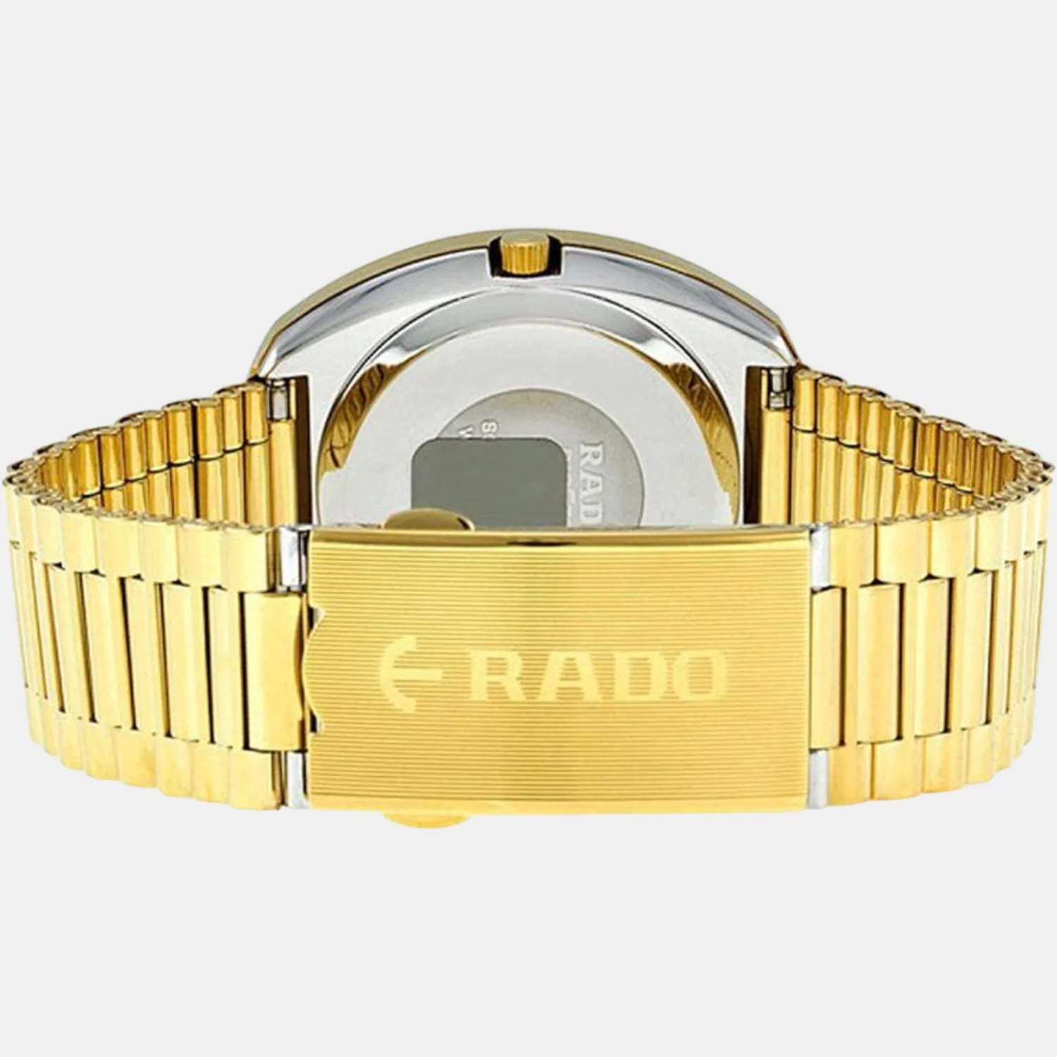 Diastar Men Quartz Gold Dial Analog Stainless Steel Watch R12393633 - Image 2