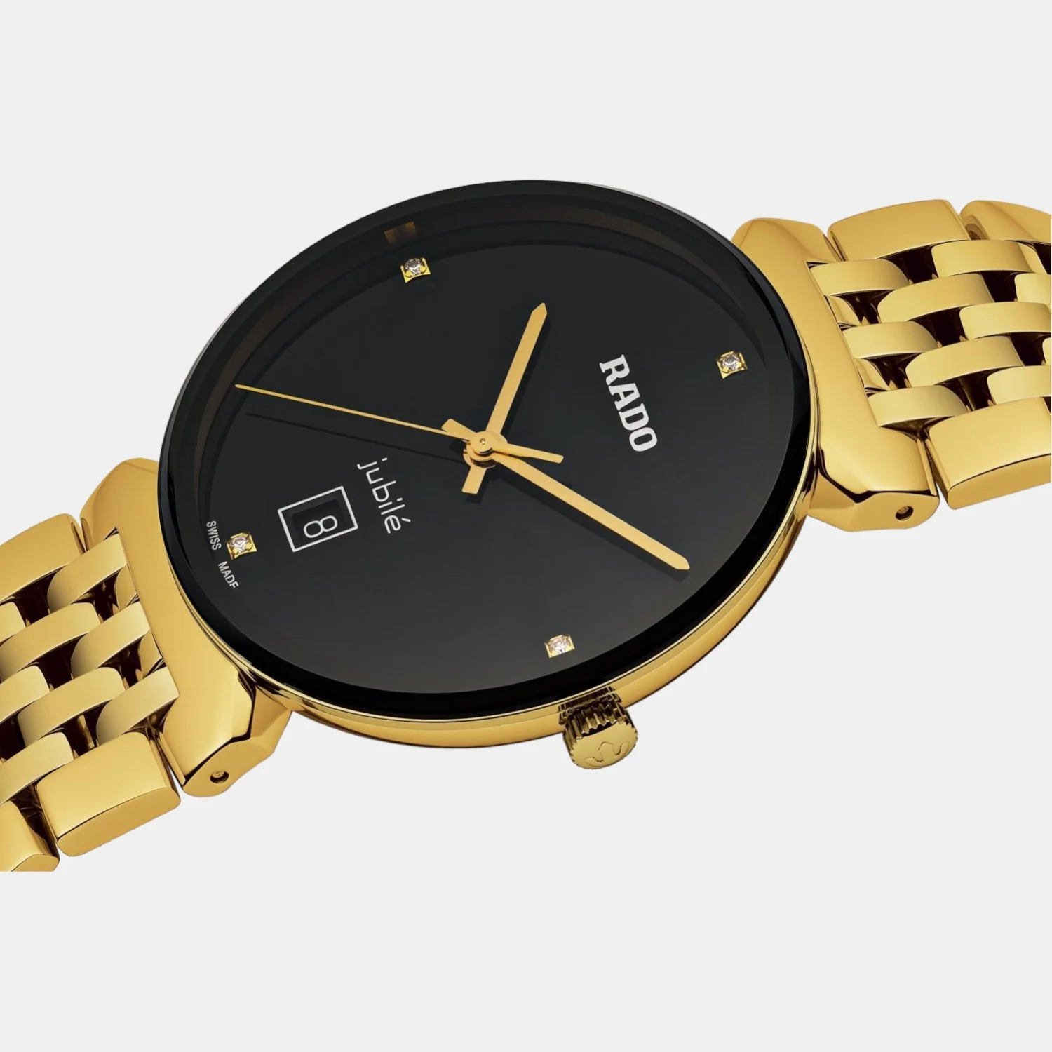 Florence Unisex Quartz Black Dial Analog Stainless Steel Watch R48914703 - Image 2