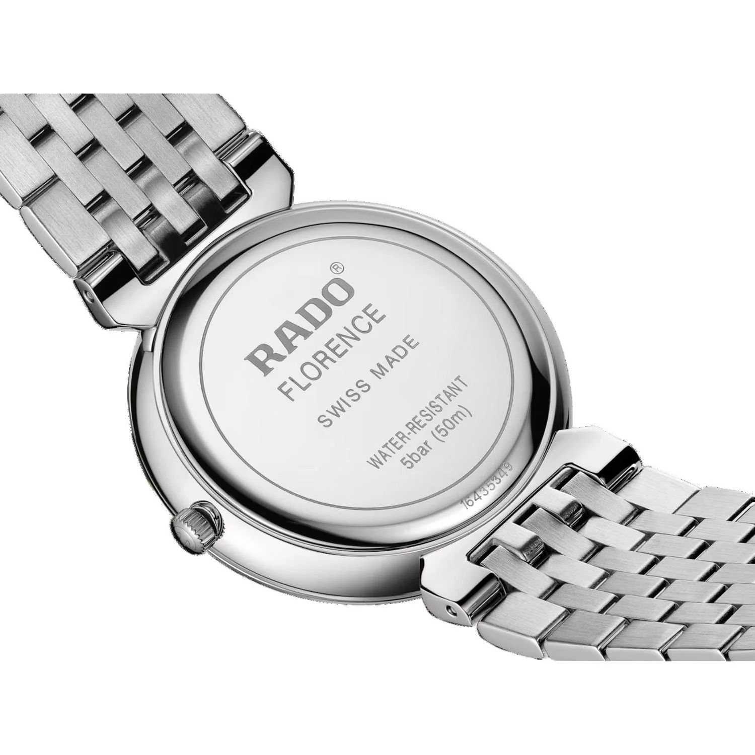 Florence Unisex Quartz Green Dial Analog Stainless Steel Watch R48912773 - Image 5