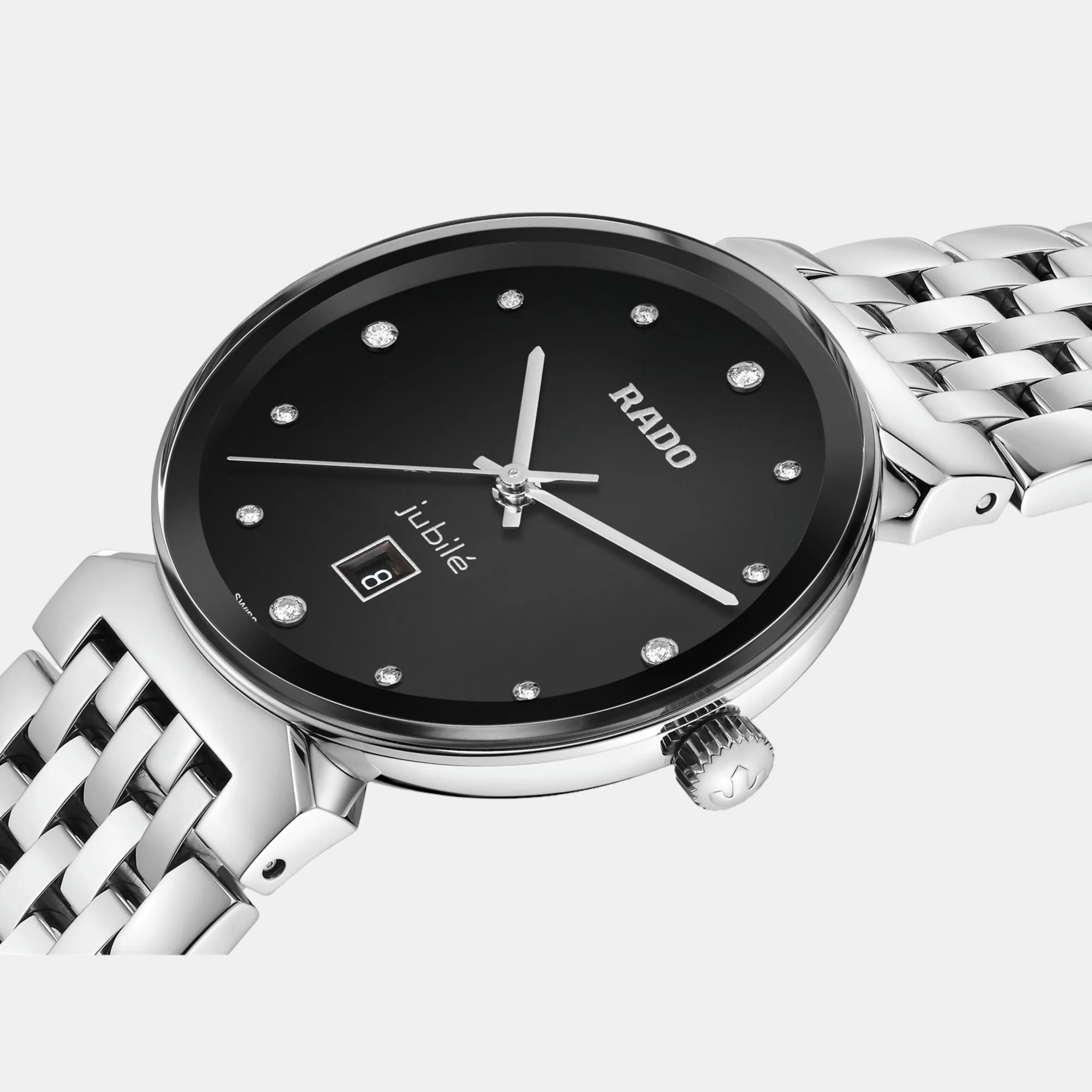 Florence Women Quartz Black Dial Analog Stainless Steel Watch R48913733 - Image 2