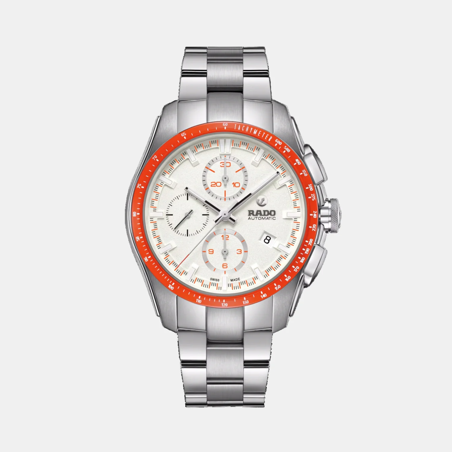 HyperChrome Men Automatic White Dial Chronograph Stainless Steel Watch R32042013 - Image 2