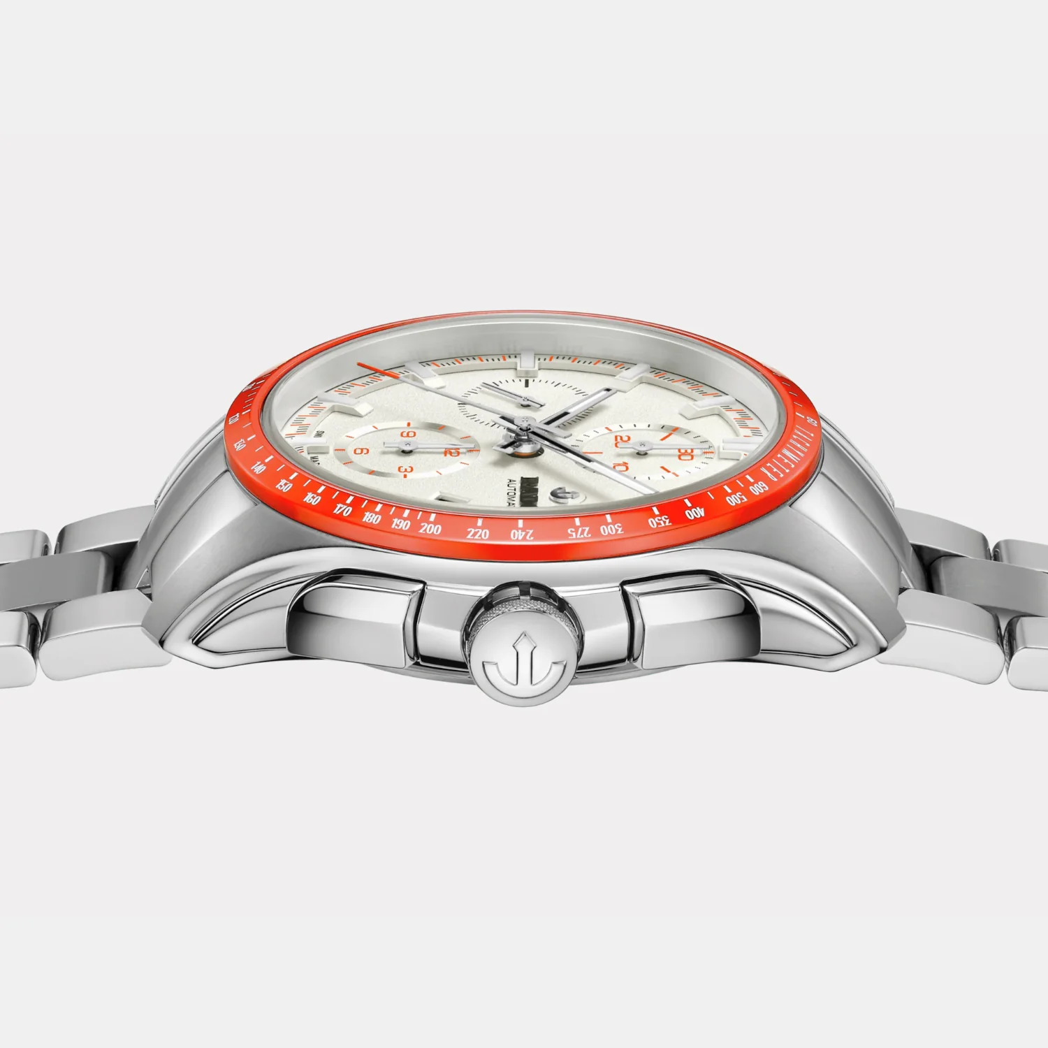 HyperChrome Men Automatic White Dial Chronograph Stainless Steel Watch R32042013 - Image 3