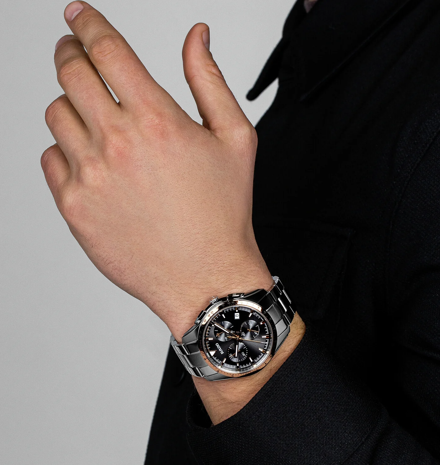 HyperChrome Men Quartz Grey Dial Chronograph Stainless Steel Watch R32259163 - Image 7