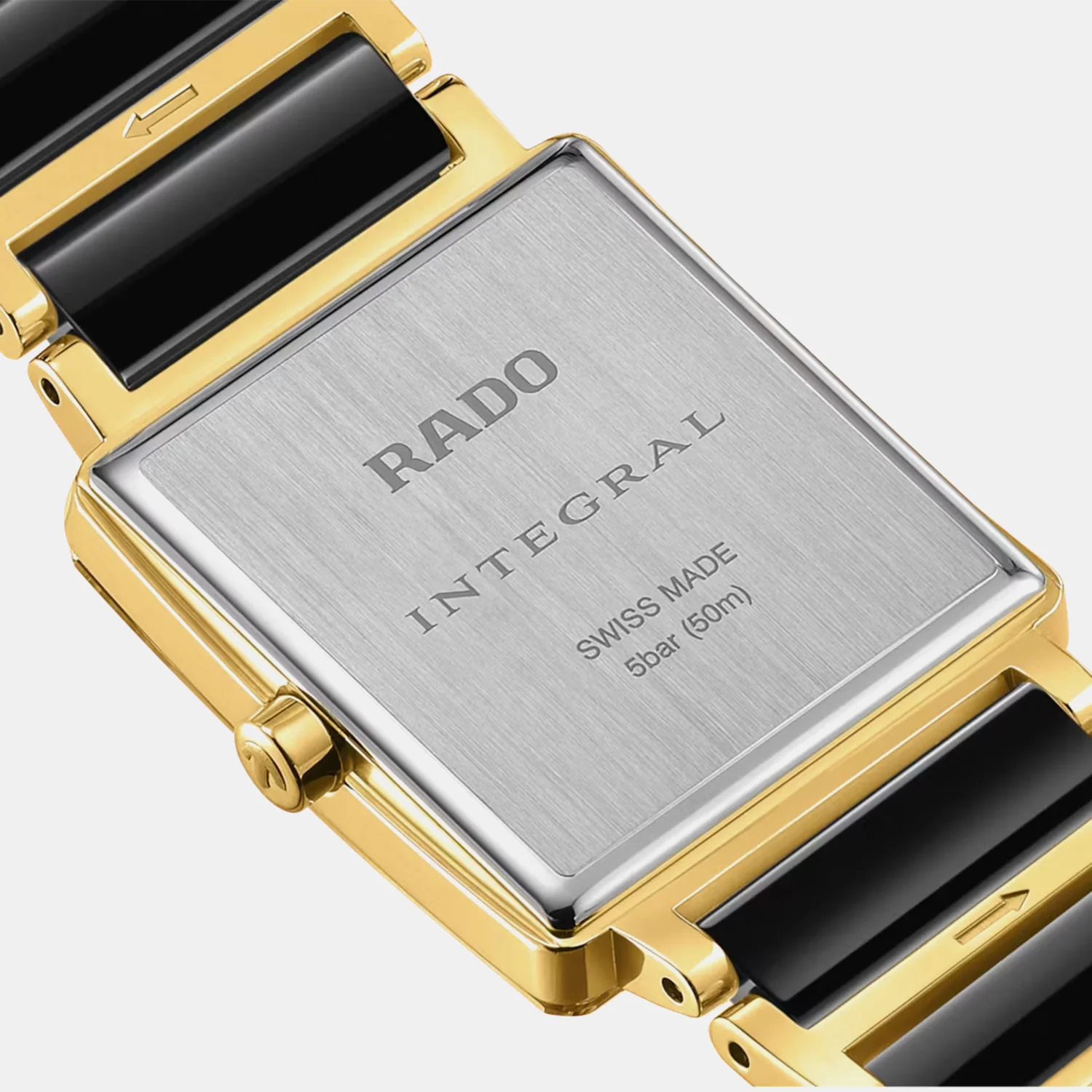 Integral Diamonds Unisex Quartz Black Dial Analog Stainless Steel Watch R20252702 - Image 4