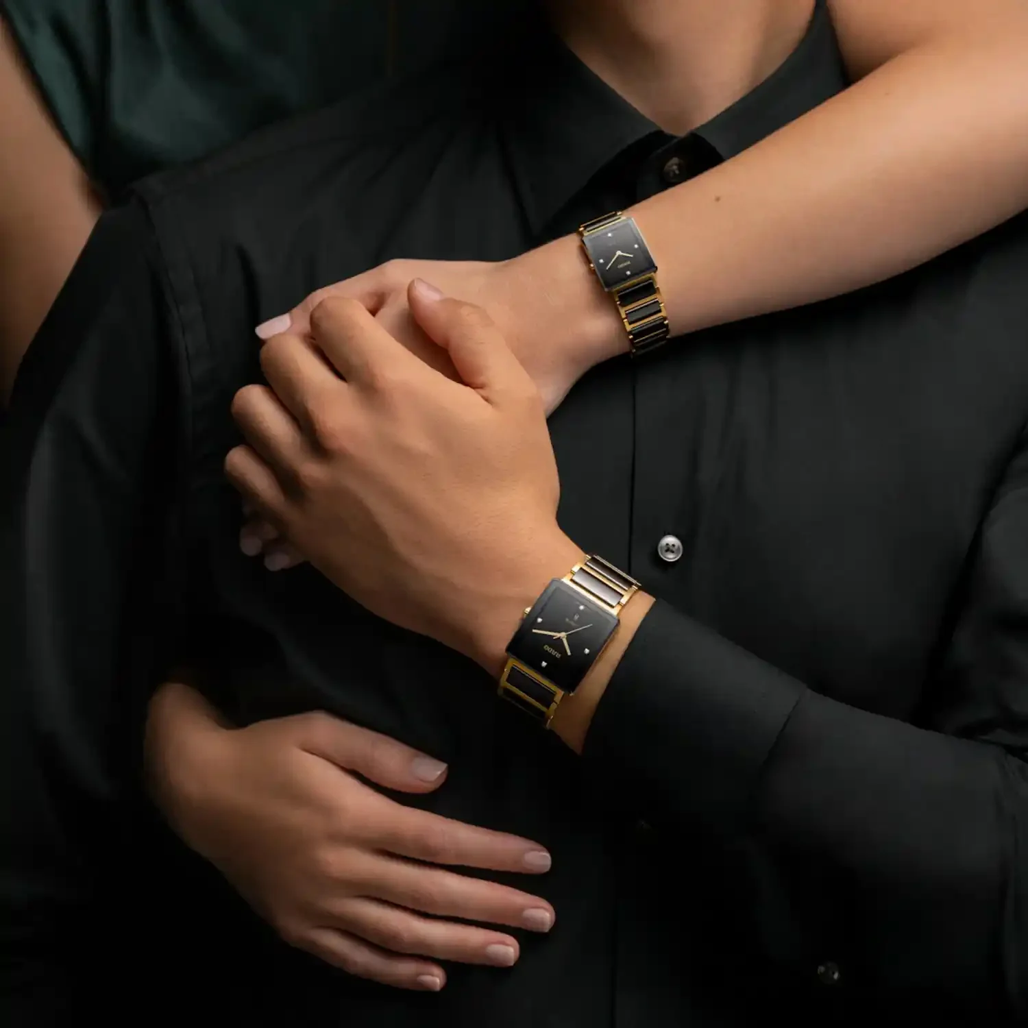 Integral Diamonds Unisex Quartz Black Dial Analog Stainless Steel Watch R20252702 - Image 7