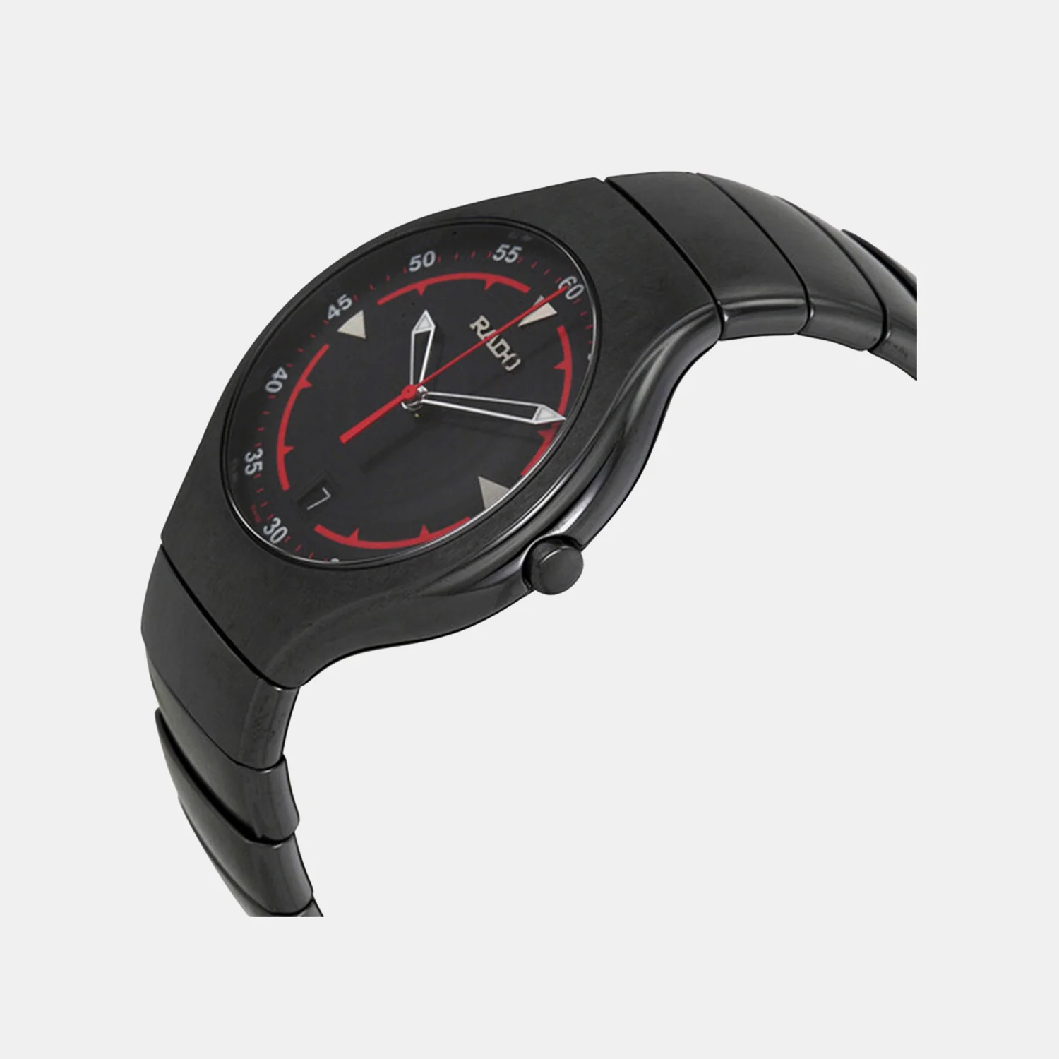Men Quartz Black Dial Analog Ceramic Watch R27677152 - Image 3