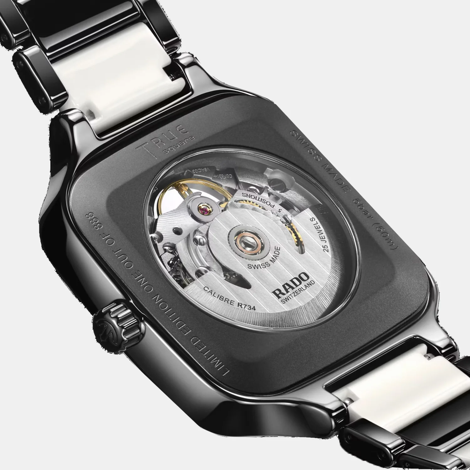 True Square Open Heart Diamonds Limited Edition Unisex Automatic R27086752 - Image 5