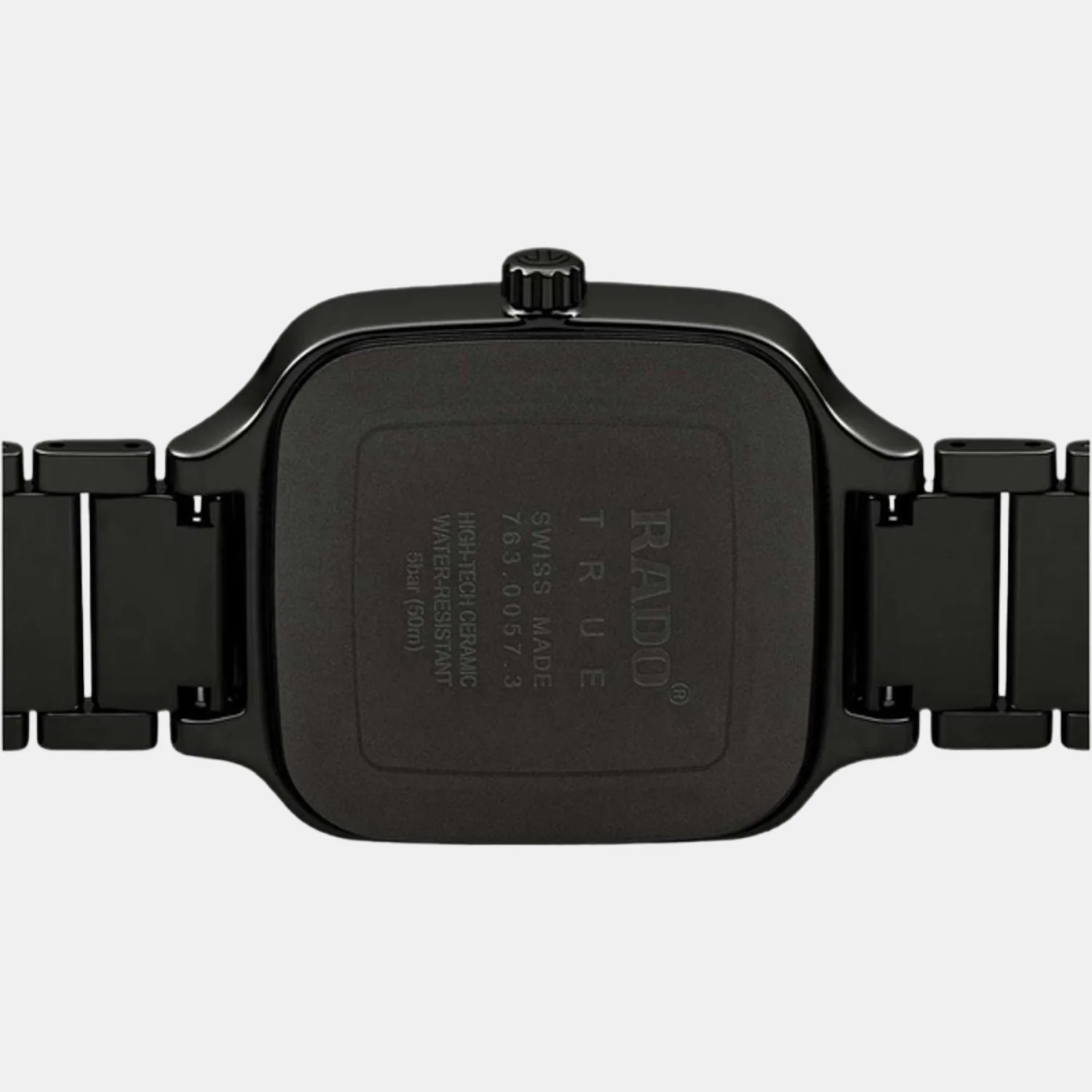 True Square Unisex Automatic Black Dial Analog Ceramic Watch R27078702 - Image 3
