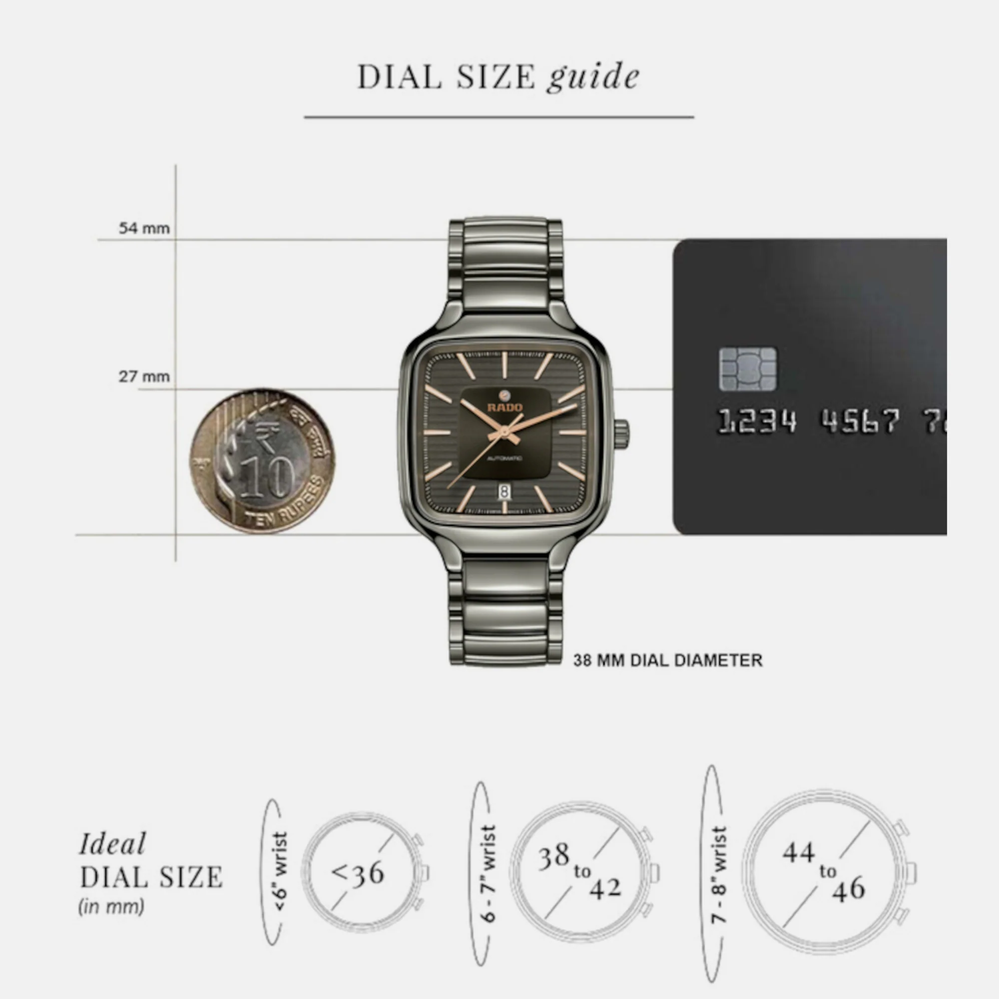 True Square Unisex Automatic Grey Dial Analog Ceramic Watch R27077102 - Image 5