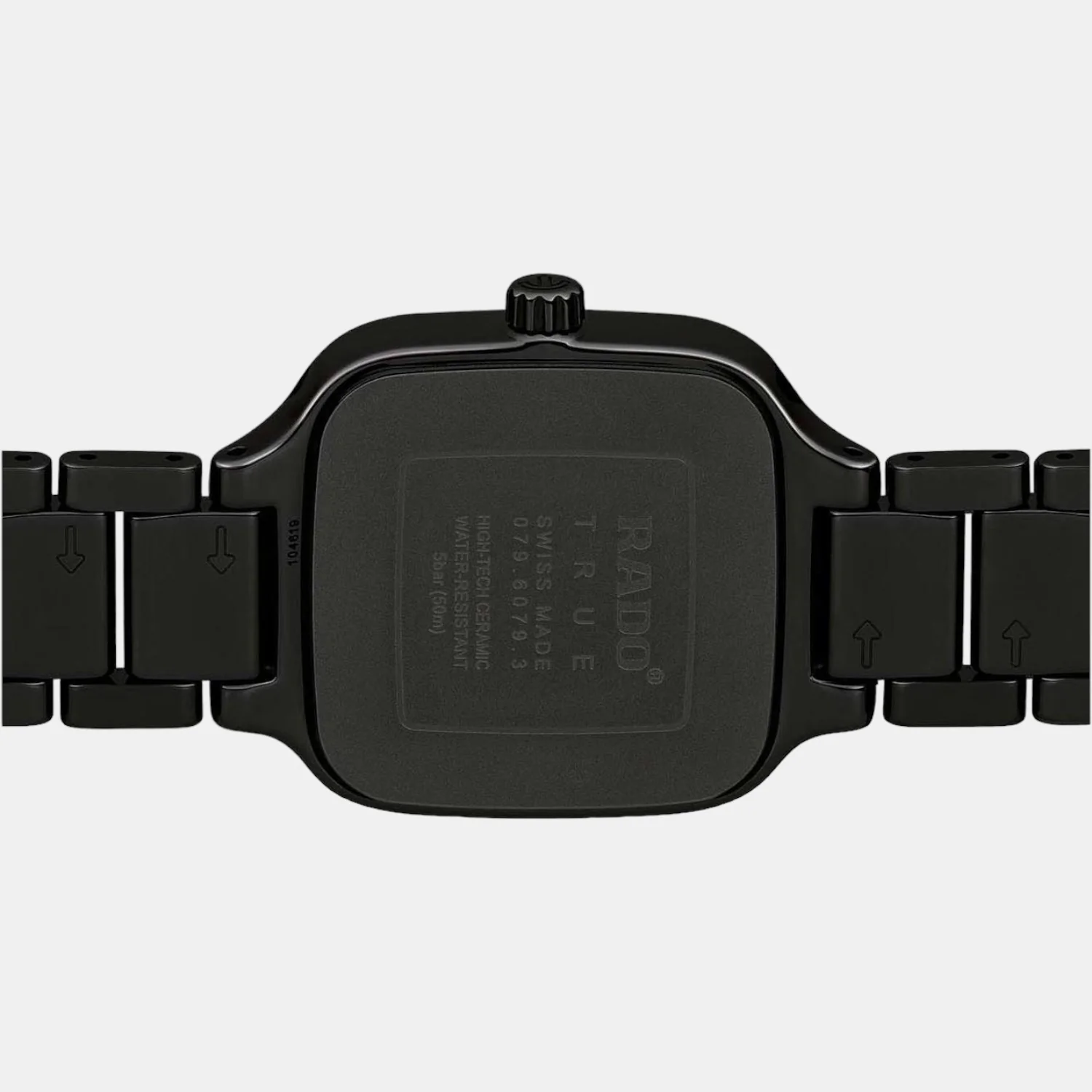 True Square Women Quartz Black Dial Analog Ceramic Watch R27080702 - Image 3