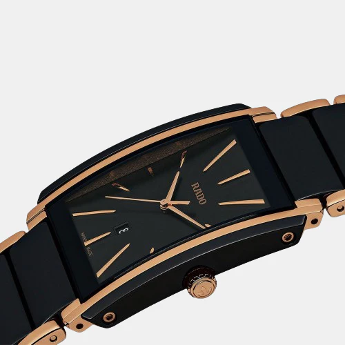 Unisex Quartz Black Dial Analog Stainless Steel Watch R20227162 - Image 2