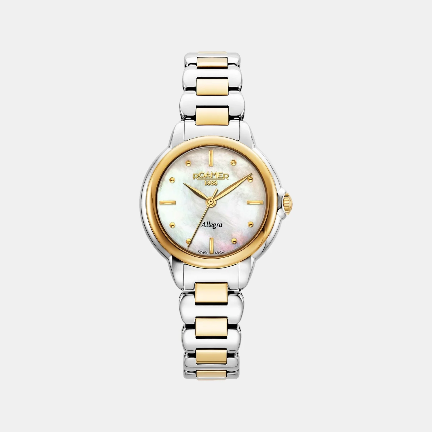 Allegra Women Quartz White Mother Of Pearl Dial Analog Stainless Steel Watch 977847 47 20 20 - Image 2