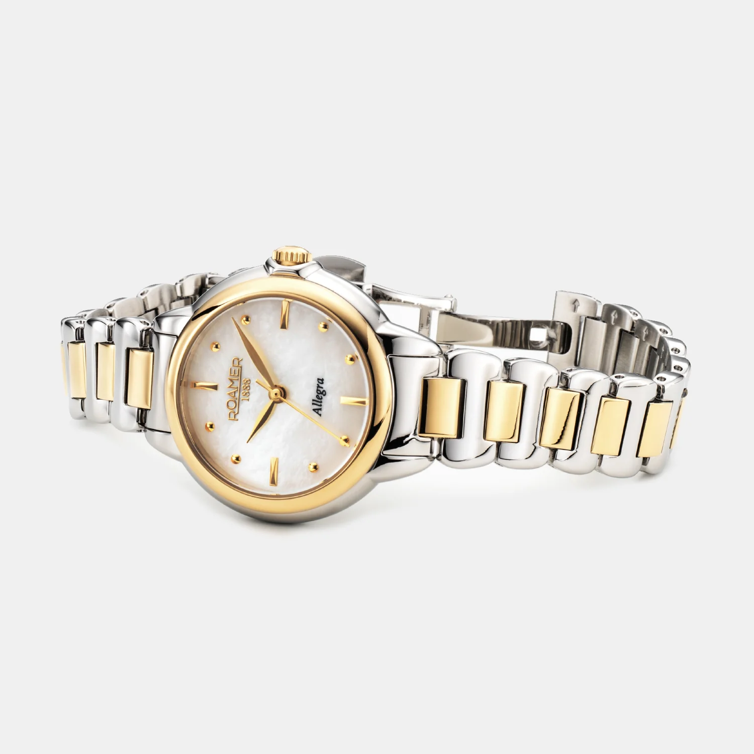 Allegra Women Quartz White Mother Of Pearl Dial Analog Stainless Steel Watch 977847 47 20 20 - Image 4