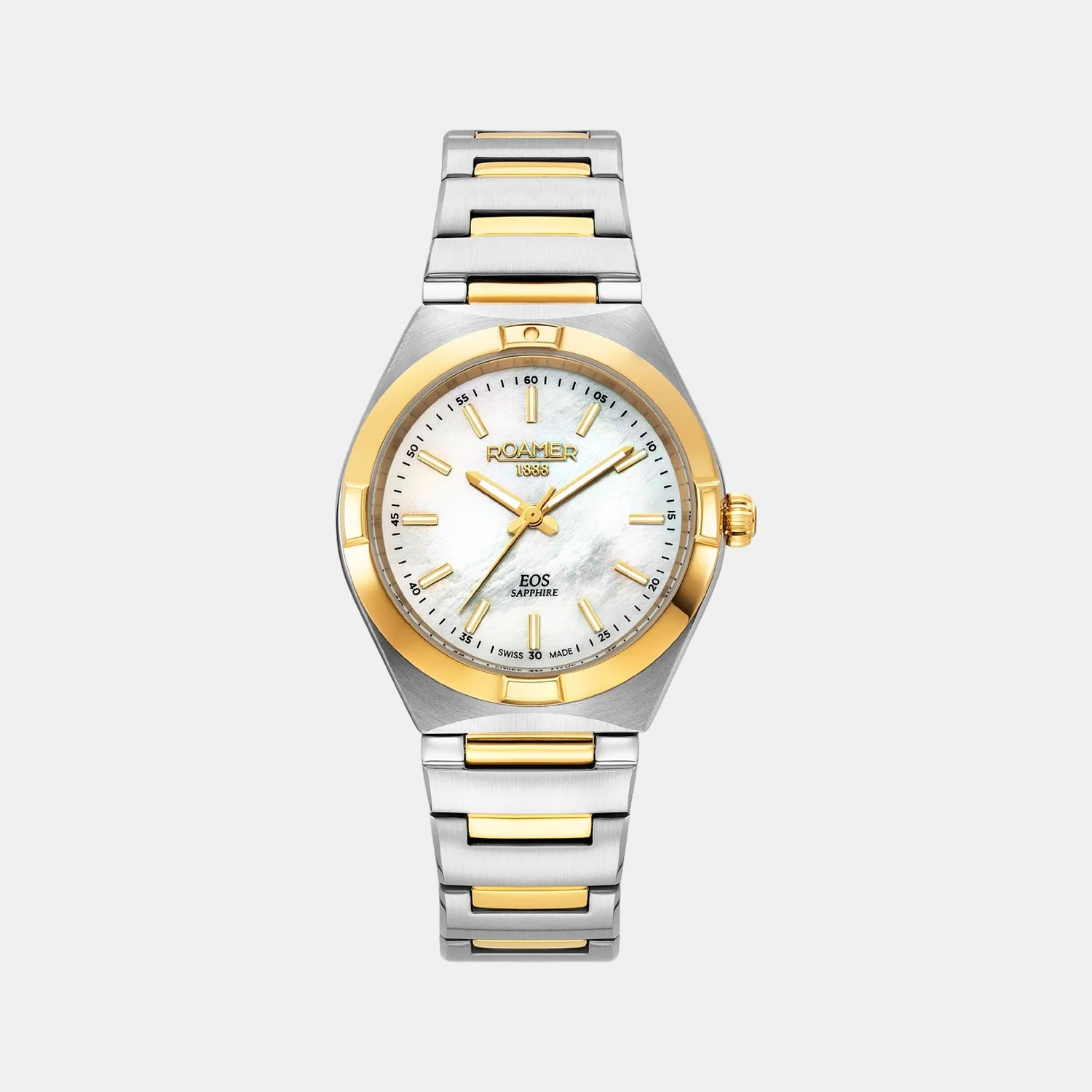Eos Classic Women Quartz White Mother Of Pearl Dial Analog Stainless Steel Watch 982847 47 20 20 - Image 2