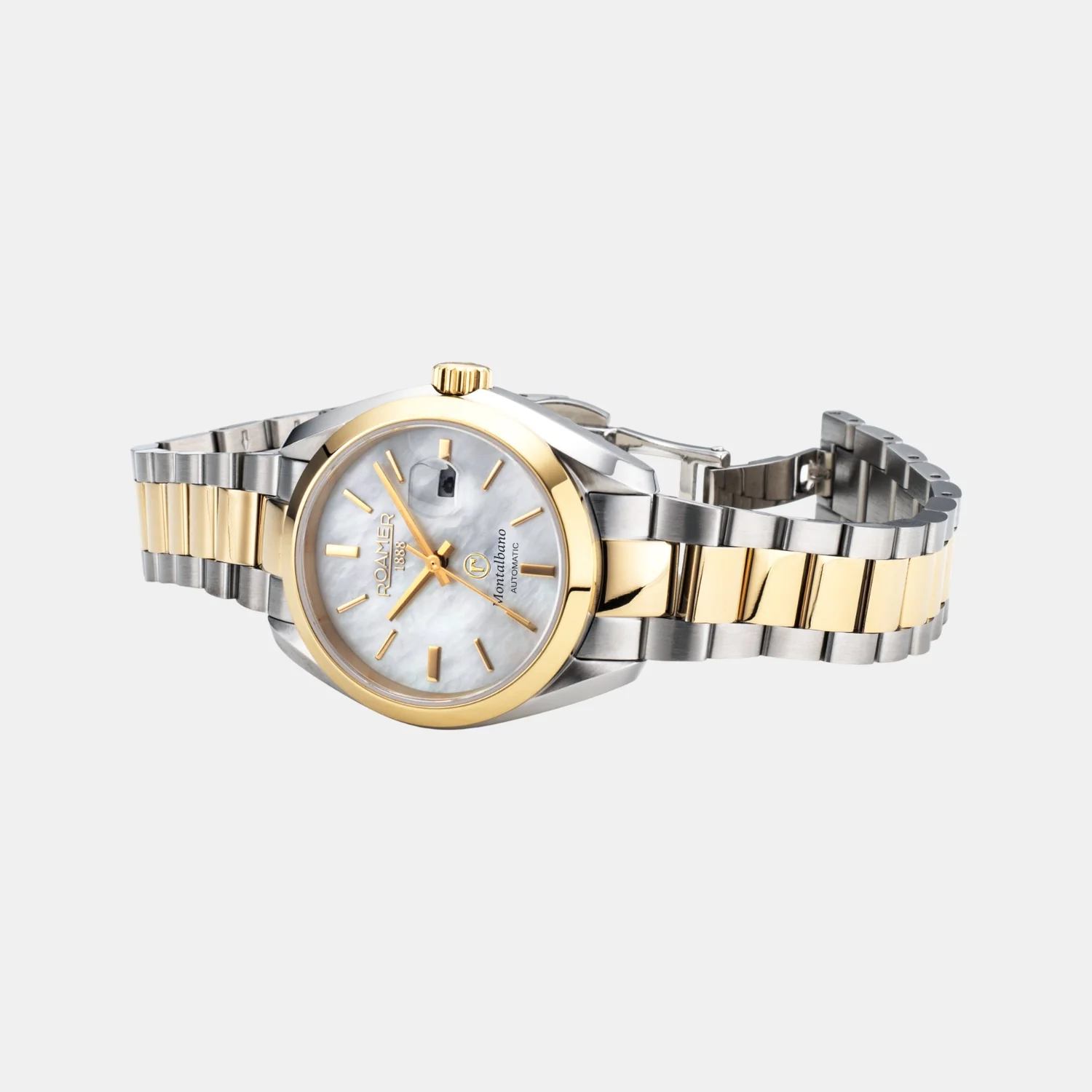 Montalbano Women Automatic White Mother Of Pearl Dial Analog Stainless Steel Watch 996990 47 20 20 - Image 3