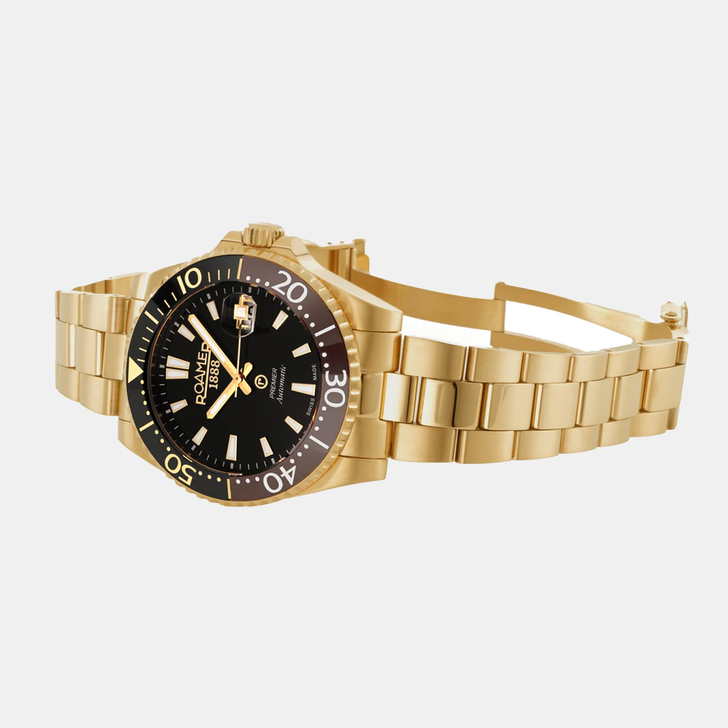 Premier Men Automatic Black Dial Analog Stainless Steel Watch 986983 48 85 20 - Image 4