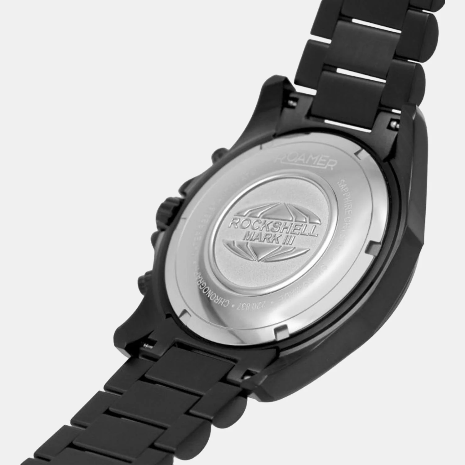 Rockshell Mark Iii Men Quartz Black Dial Chronograph Stainless Steel Watch 220837 42 55 20 - Image 6