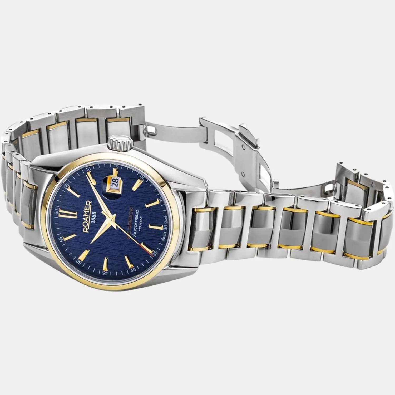 Searock Automatic Men Automatic Blue Dial Analog Stainless Steel Watch 210665 47 45 20 - Image 4