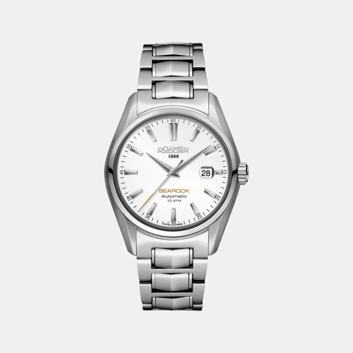 Searock Automatic Men Automatic White Dial Analog Stainless Steel Watch 210633 41 25 20 - Image 2