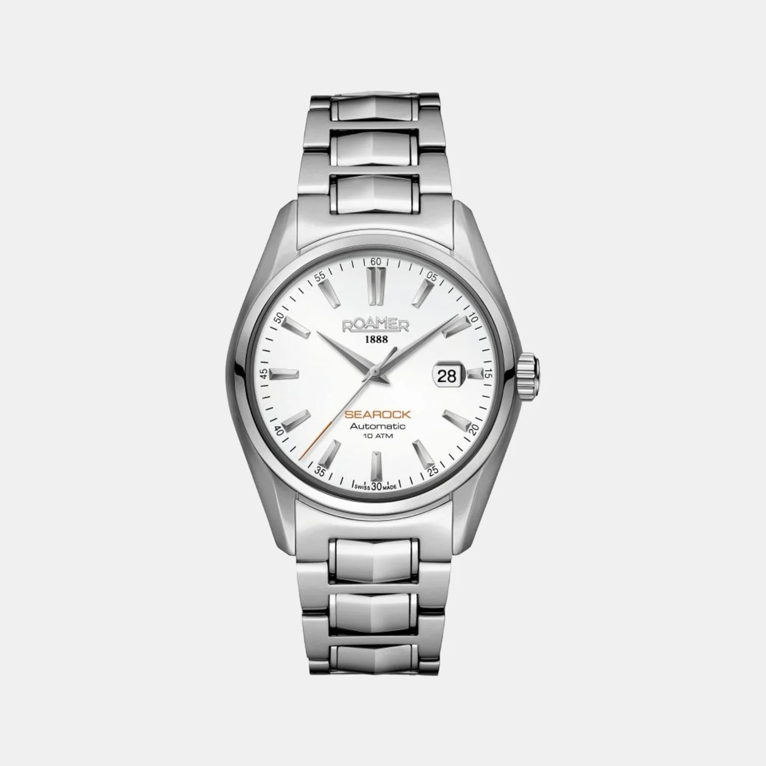 Searock Automatic Men Automatic White Dial Analog Stainless Steel Watch 210633 41 25 20 - Image 3