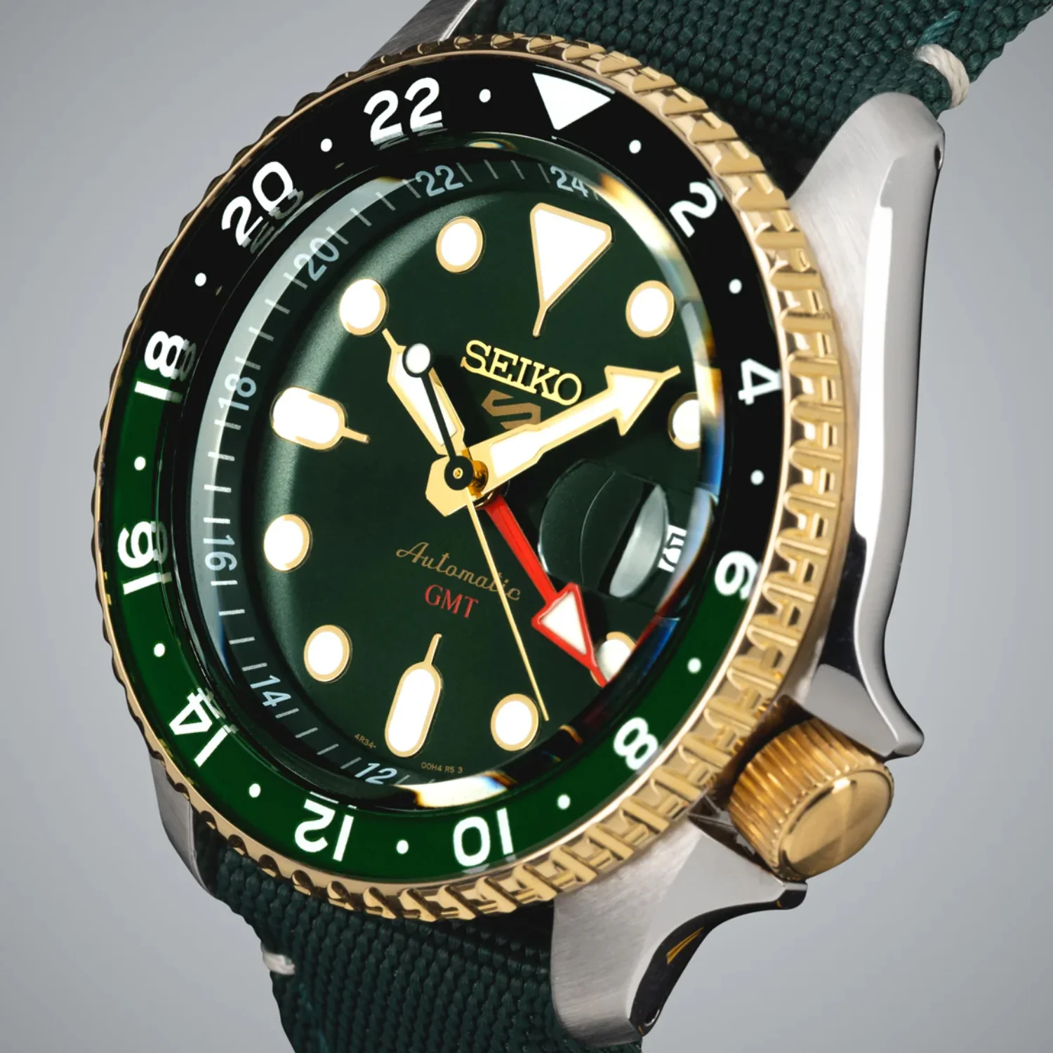5 Sports Forest Green Sunrise - India Limited Edition Men Automatic Analog Stainless Steel Watch SSK050K1 - Image 2