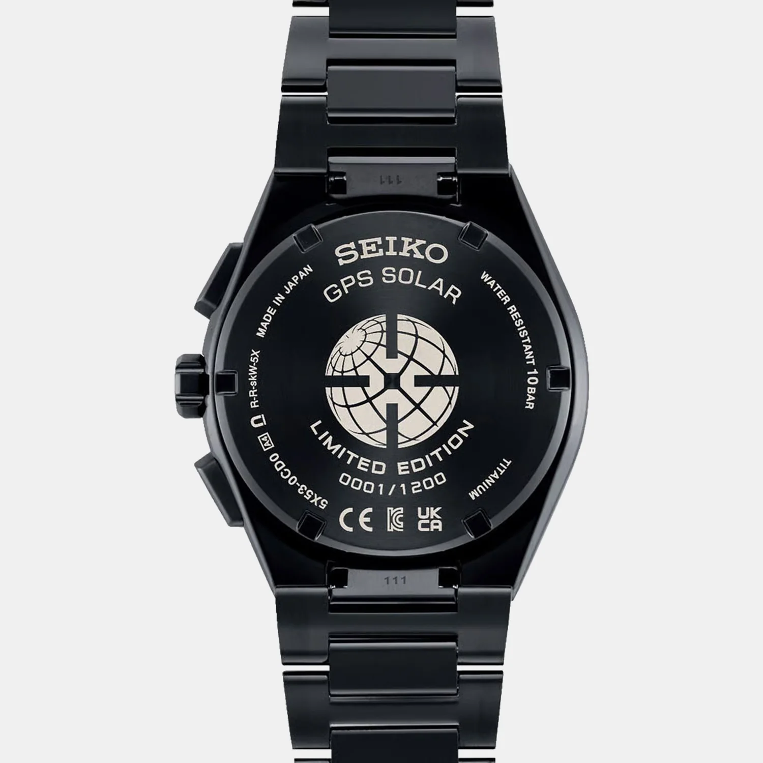Astron Men 'Redshift' GPS Solar 5X Dual-Time Chronograph Limited Edition Watch SSH137J1 - Image 3