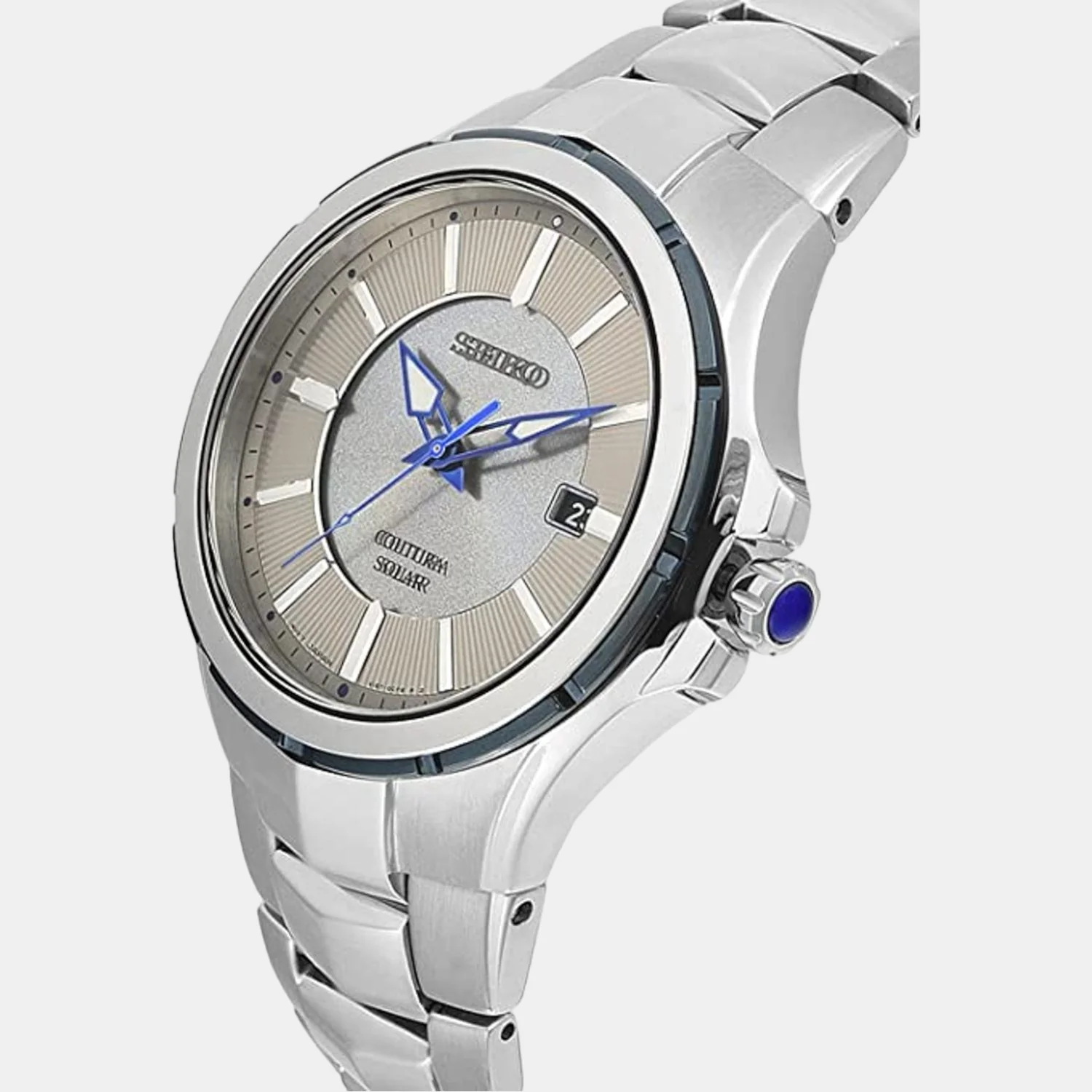 Coutura Men Quartz Grey Dial Analog Stainless Steel Watch SNE565P9 - Image 4