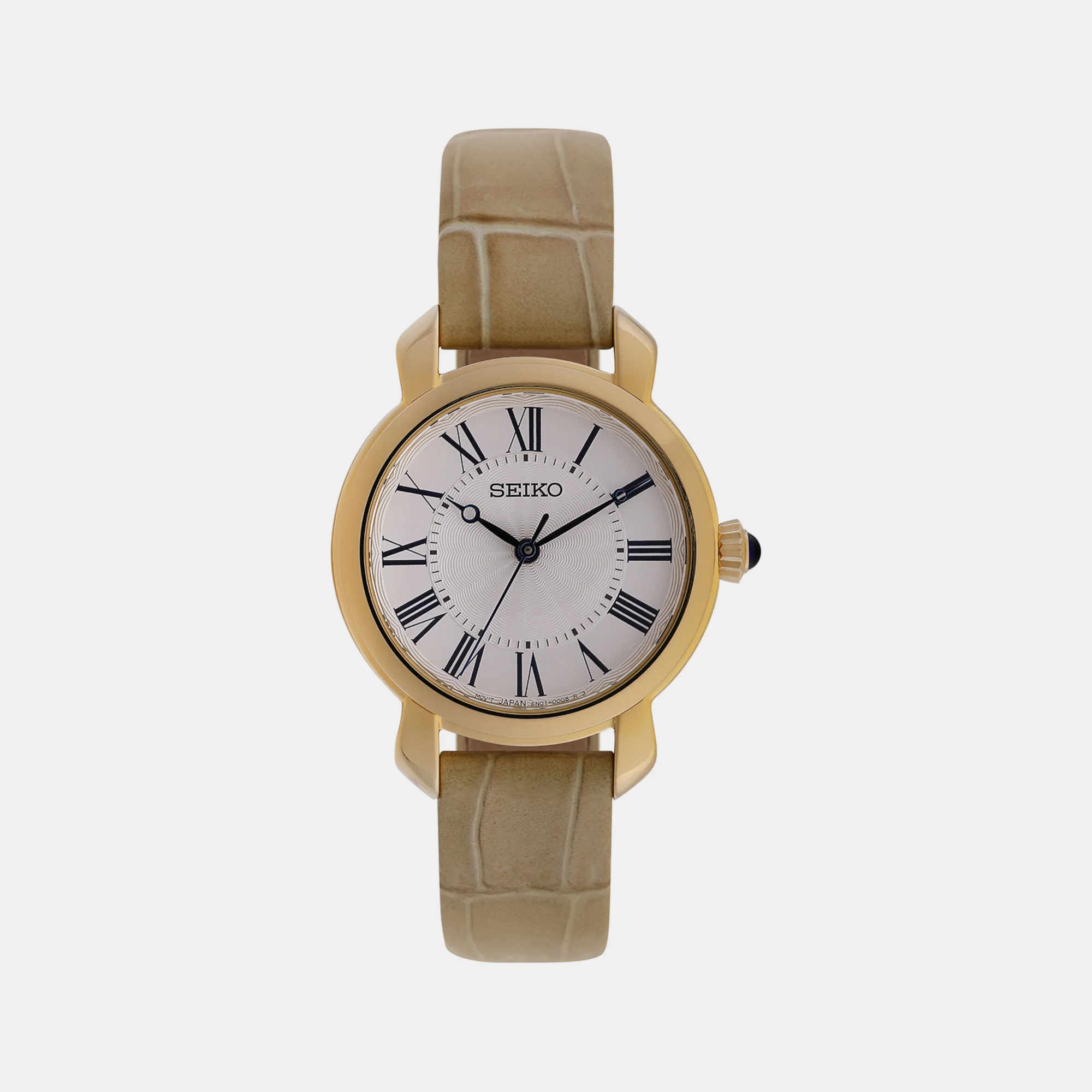 Dress Women Quartz White Dial Analog Leather Watch SUR626P3 - Image 2