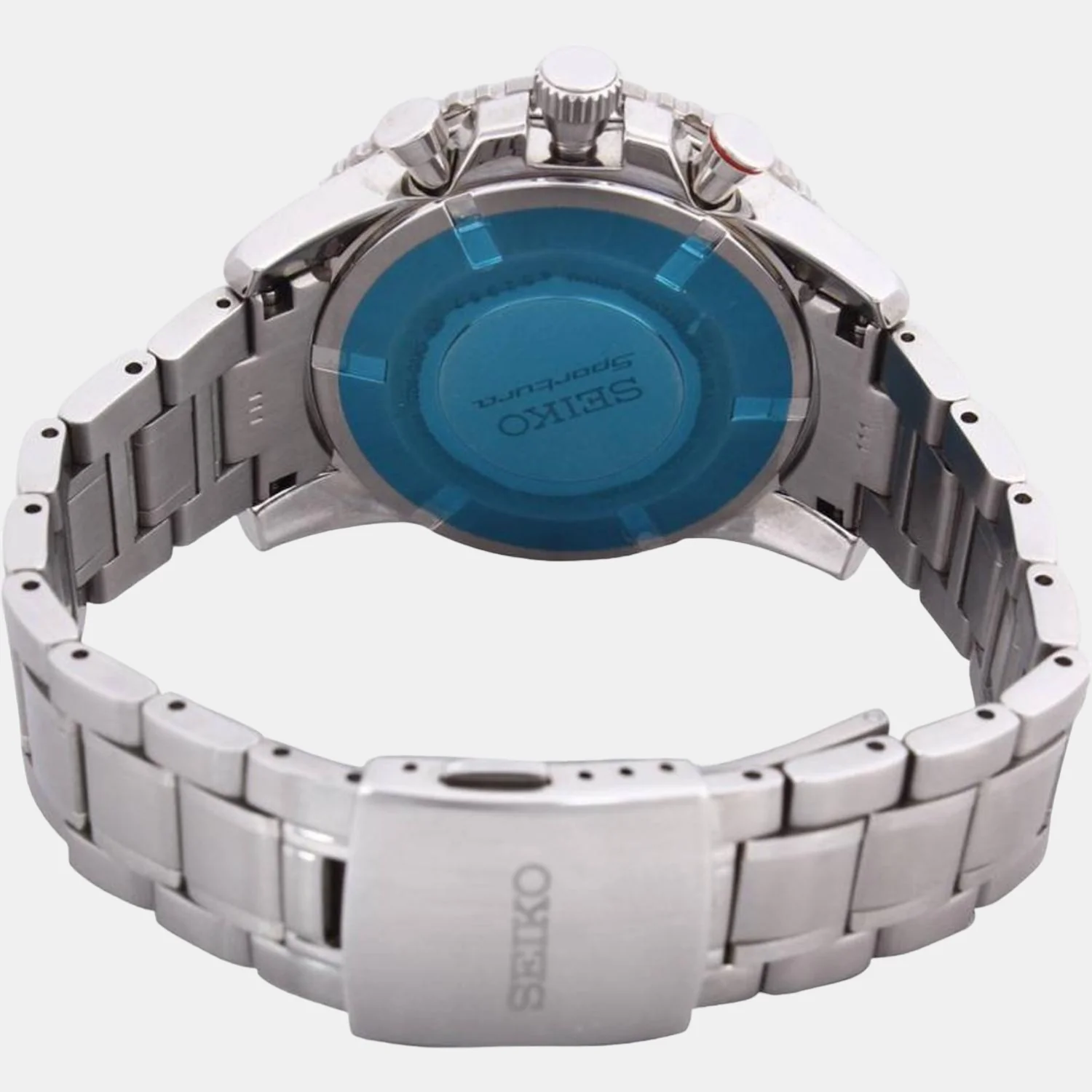 Men Quartz Blue Dial Chronograph Stainless Steel Watch SPC135P1 - Image 3