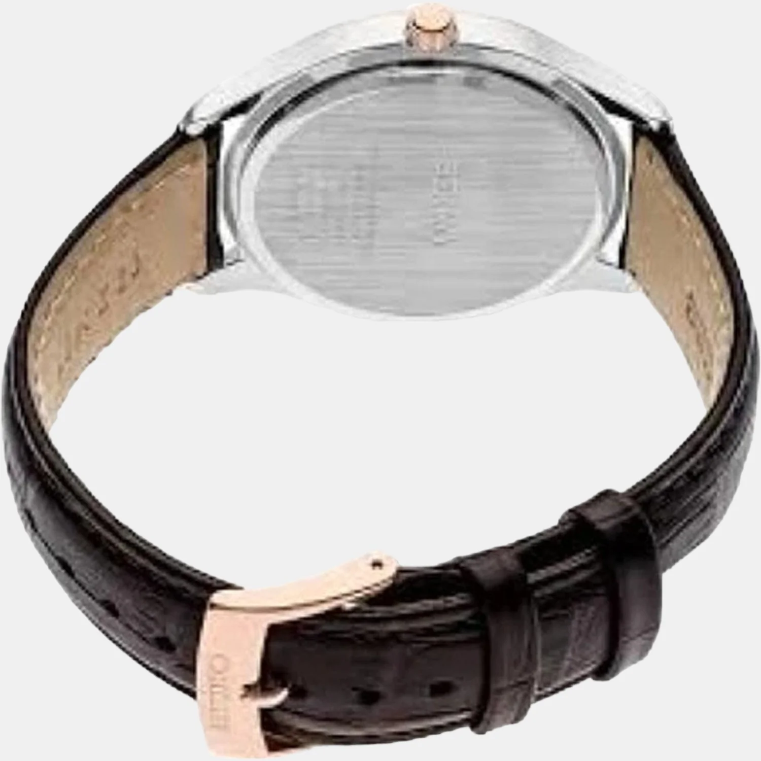 Men Quartz White Dial Analog Leather Watch SUR422P1 - Image 2