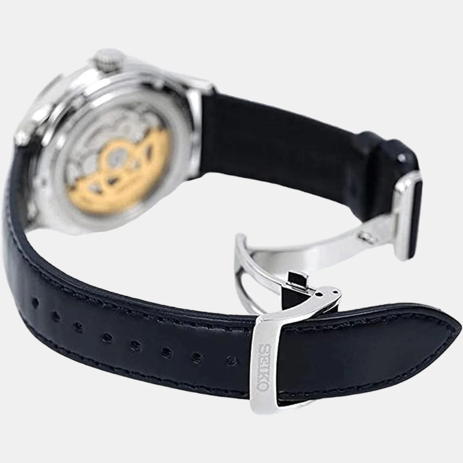 Presage Men Automatic Blue Dial Analog Leather Watch SSA421J1 - Image 5