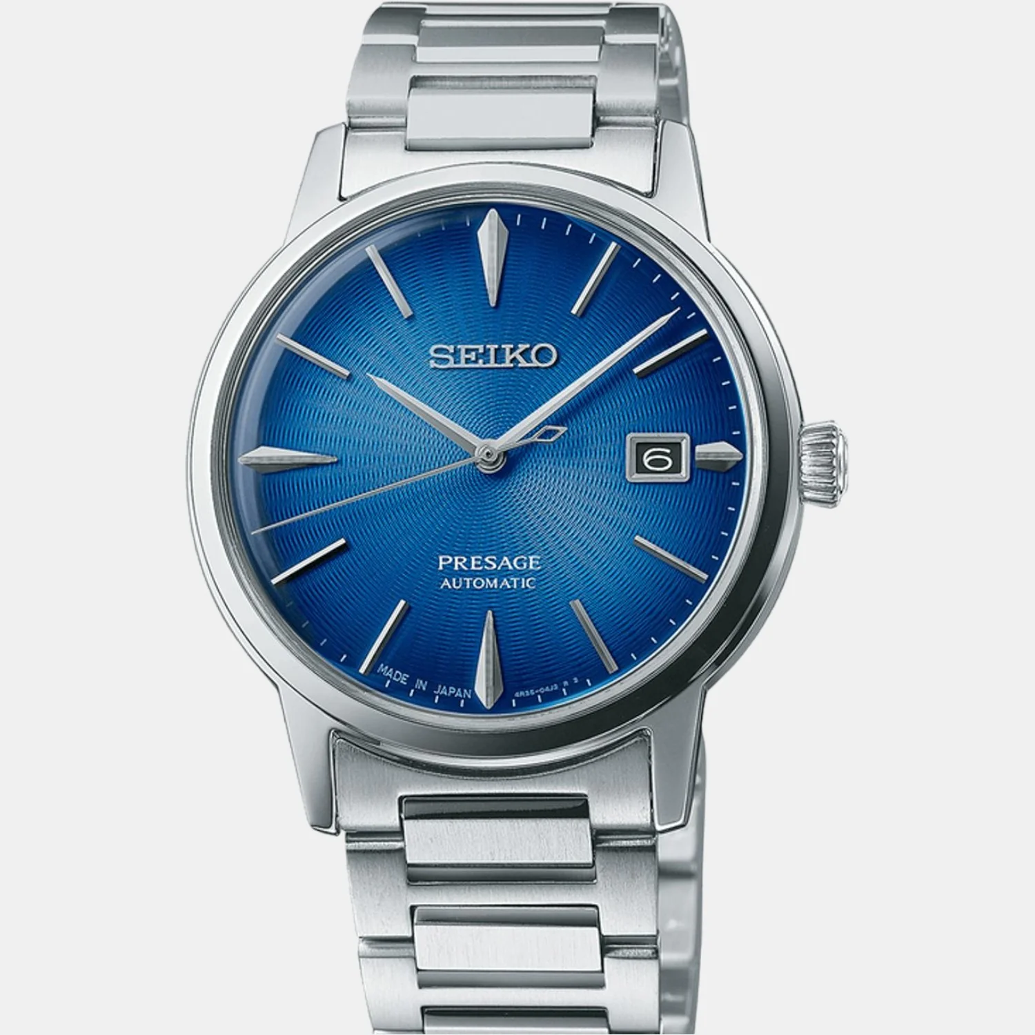 Presage Men Automatic Blue Dial Analog Stainless Steel Watch SRPJ13J1 - Image 3