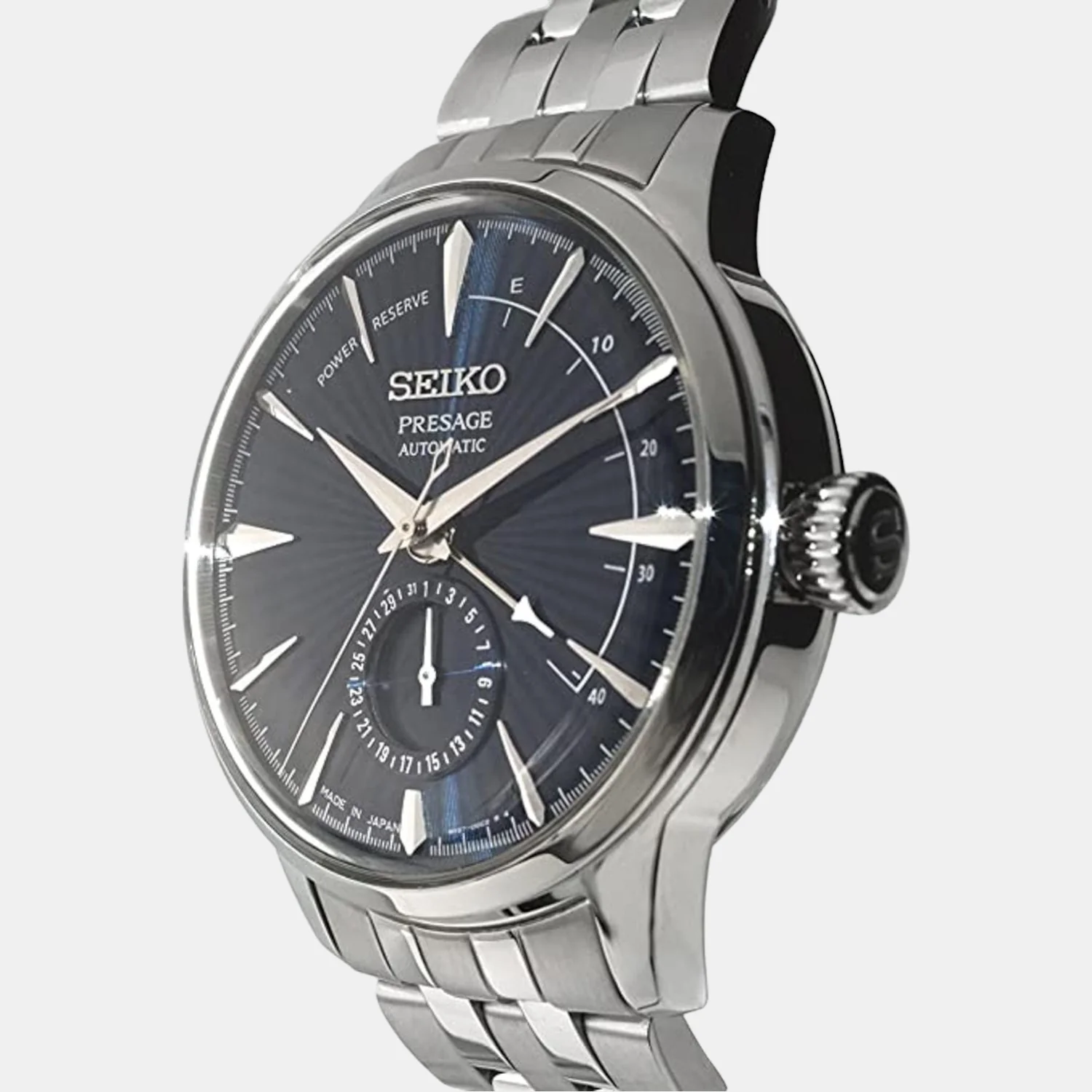 Presage Men Automatic Blue Dial Analog Stainless Steel Watch SSA347J1 - Image 2