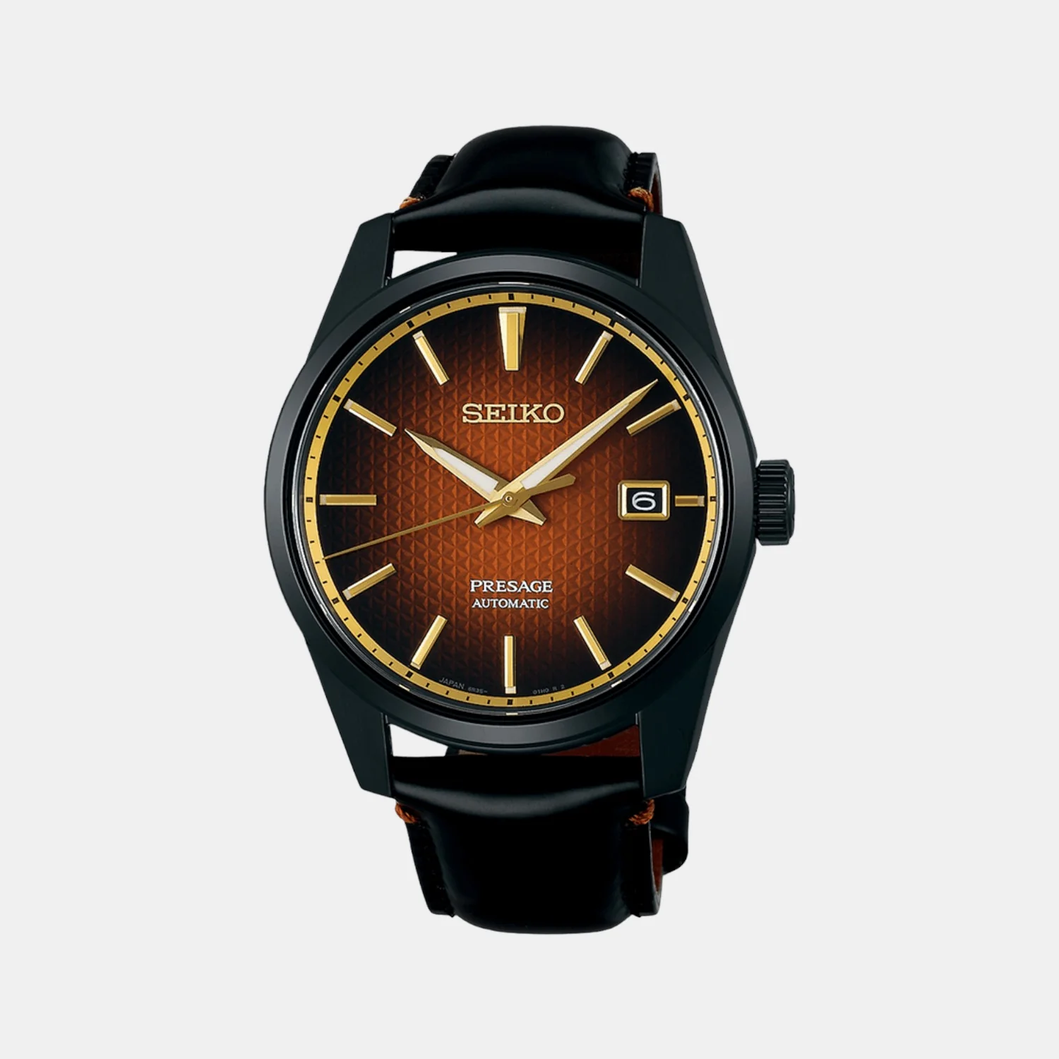 Presage Sharp Edged Limited Edition Series Men Automatic Brown Dial Analog Leather Watch SPB331J1 - Image 2