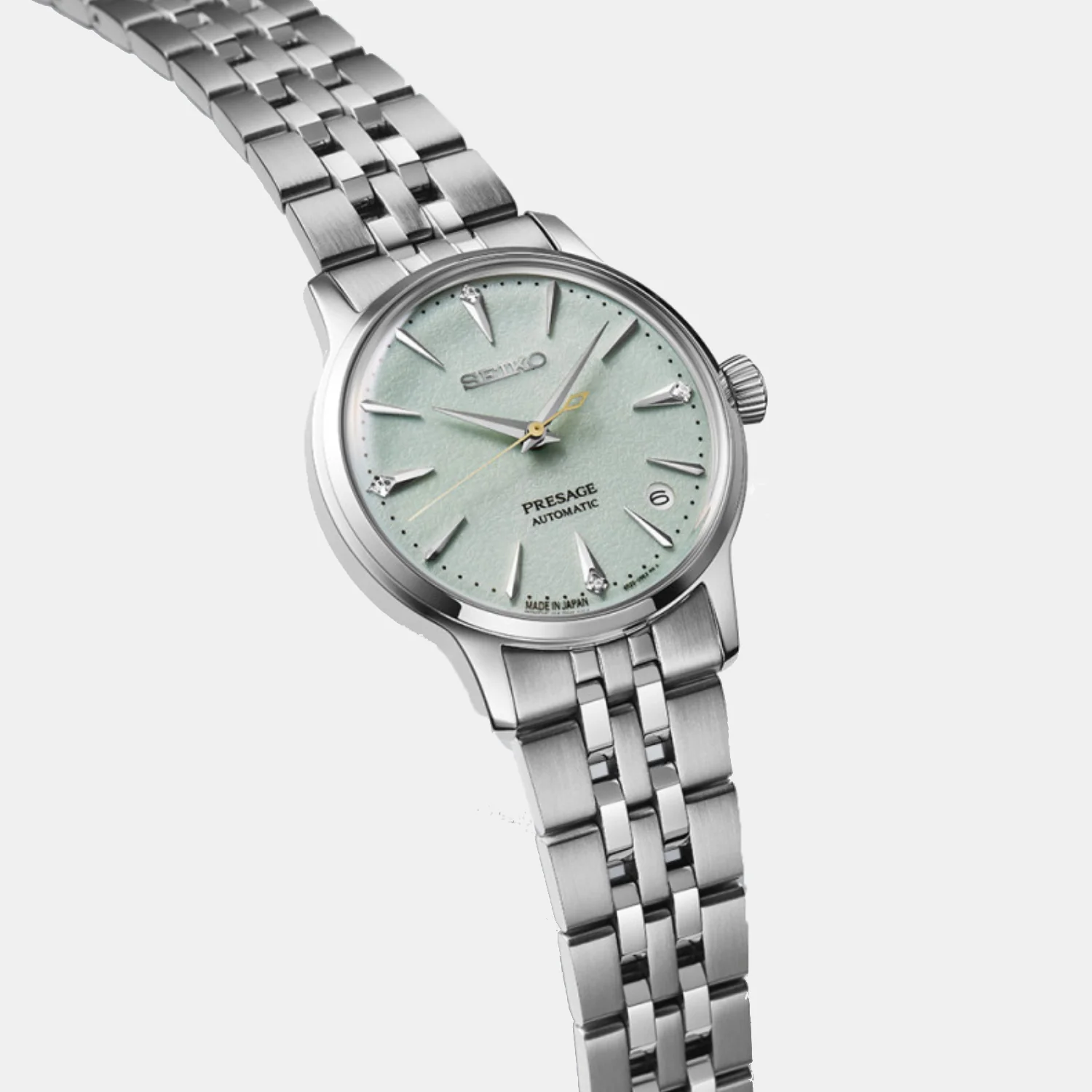 Presage Women Automatic Turquoise Dial Analog Stainless Steel Watch SRPL63J1 - Image 2