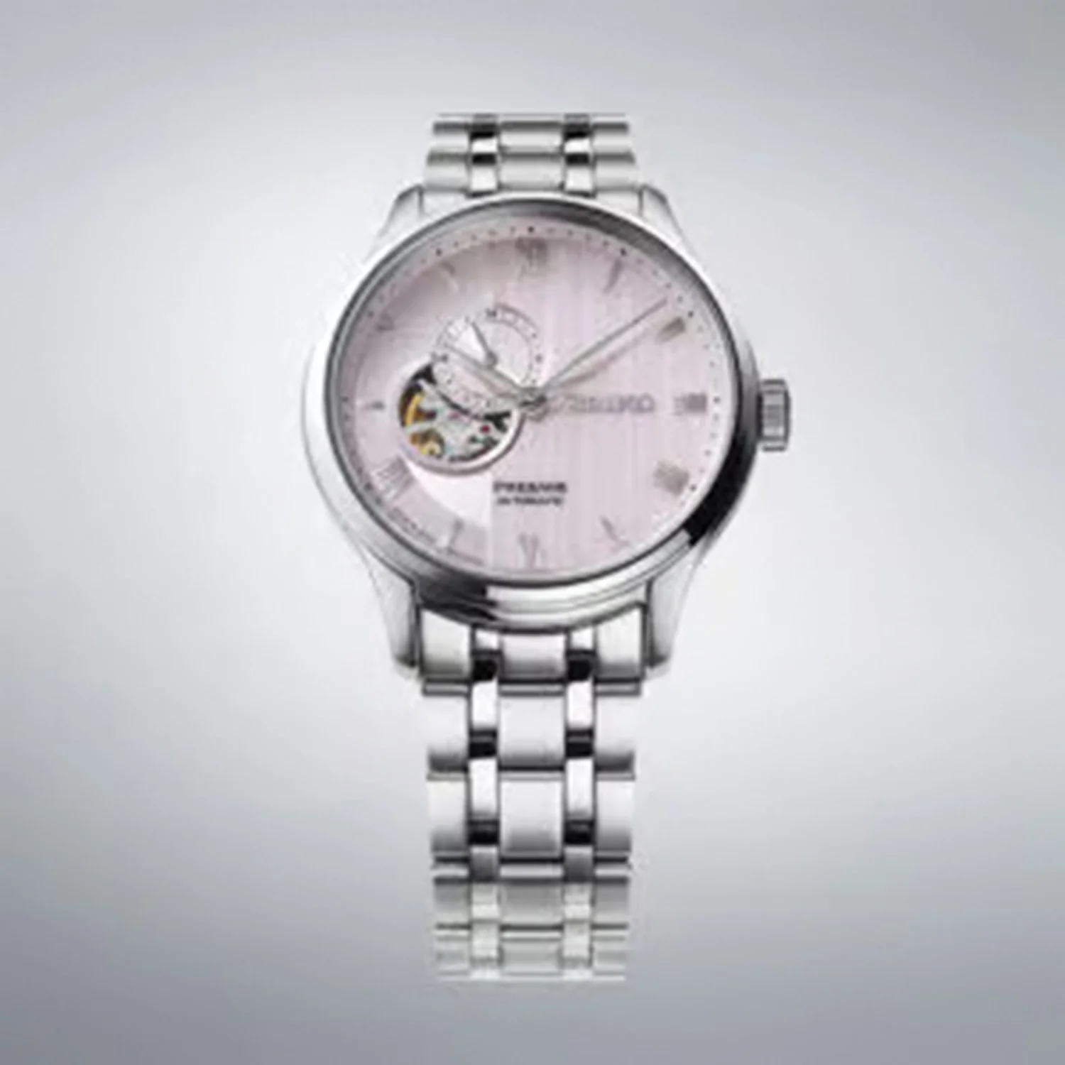 Presage Zen Garden Kyoto Cherry Blossom Men Automatic Pink Dial Analog Stainless Steel Watch SSA465J1 - Image 3