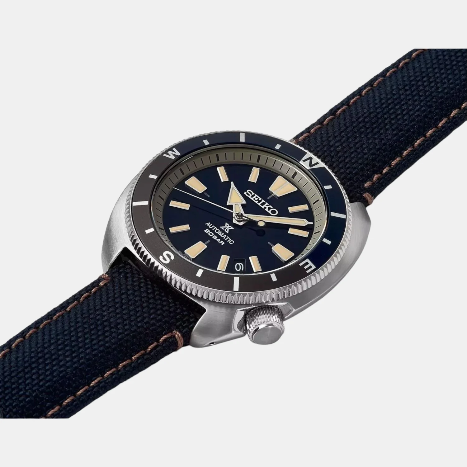Prospex Men Automatic Blue Dial Analog Polyester Watch SRPG15K1 - Image 2