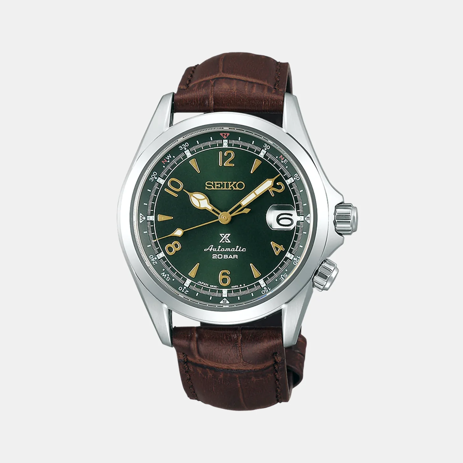 Prospex Men Automatic Green Dial Analog Leather Watch SPB121J1 - Image 2