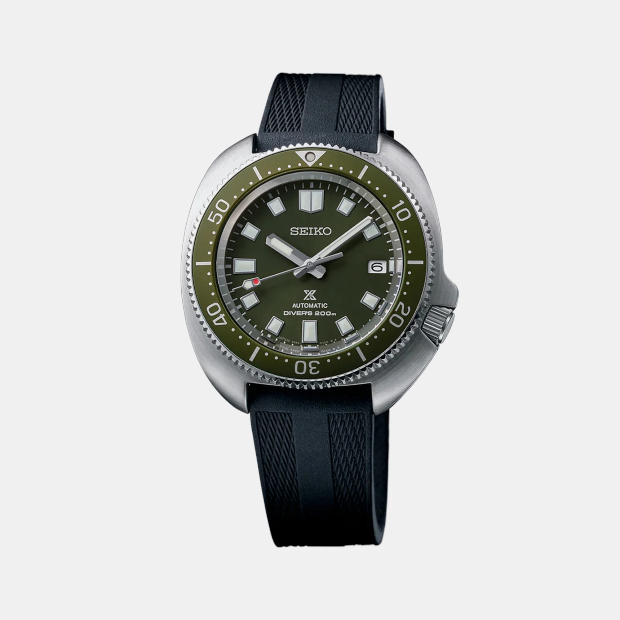 Prospex Men Automatic Green Dial Analog Silicone Watch SPB153J1