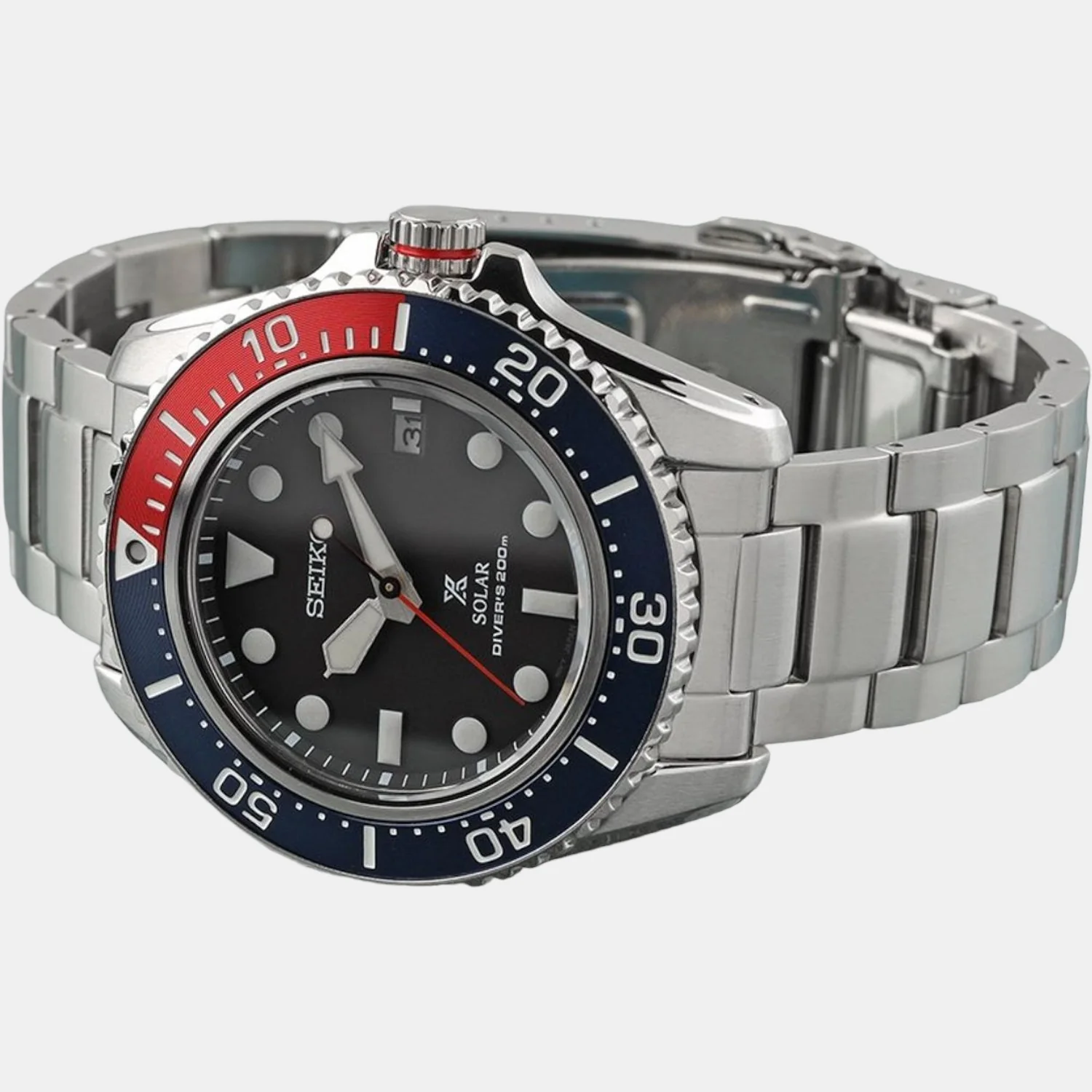 Prospex Men Solar Black Dial Analog Stainless Steel Watch SNE591P1 - Image 3