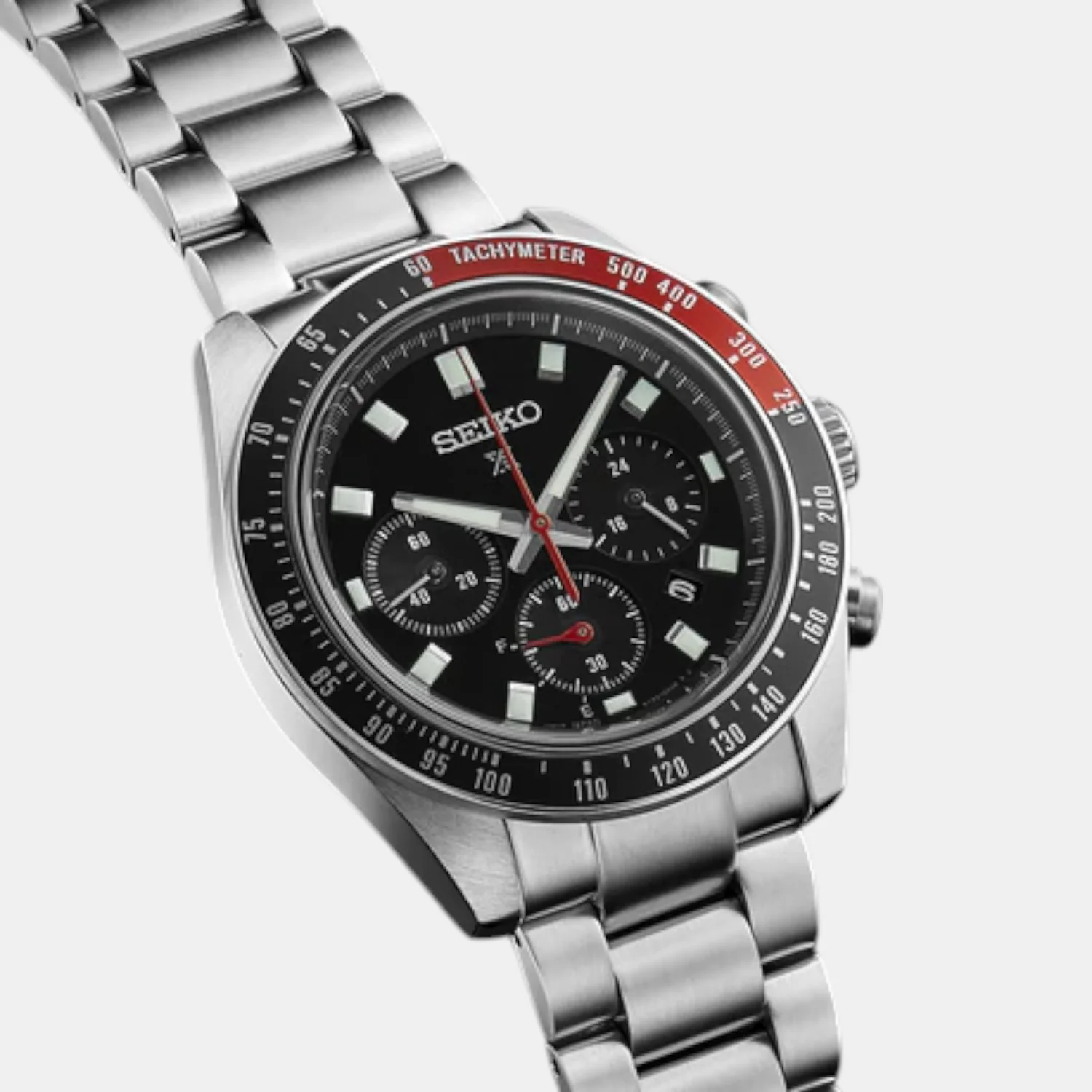 Prospex Men Solar Black Dial Analog Stainless Steel Watch SSC915P1 - Image 2
