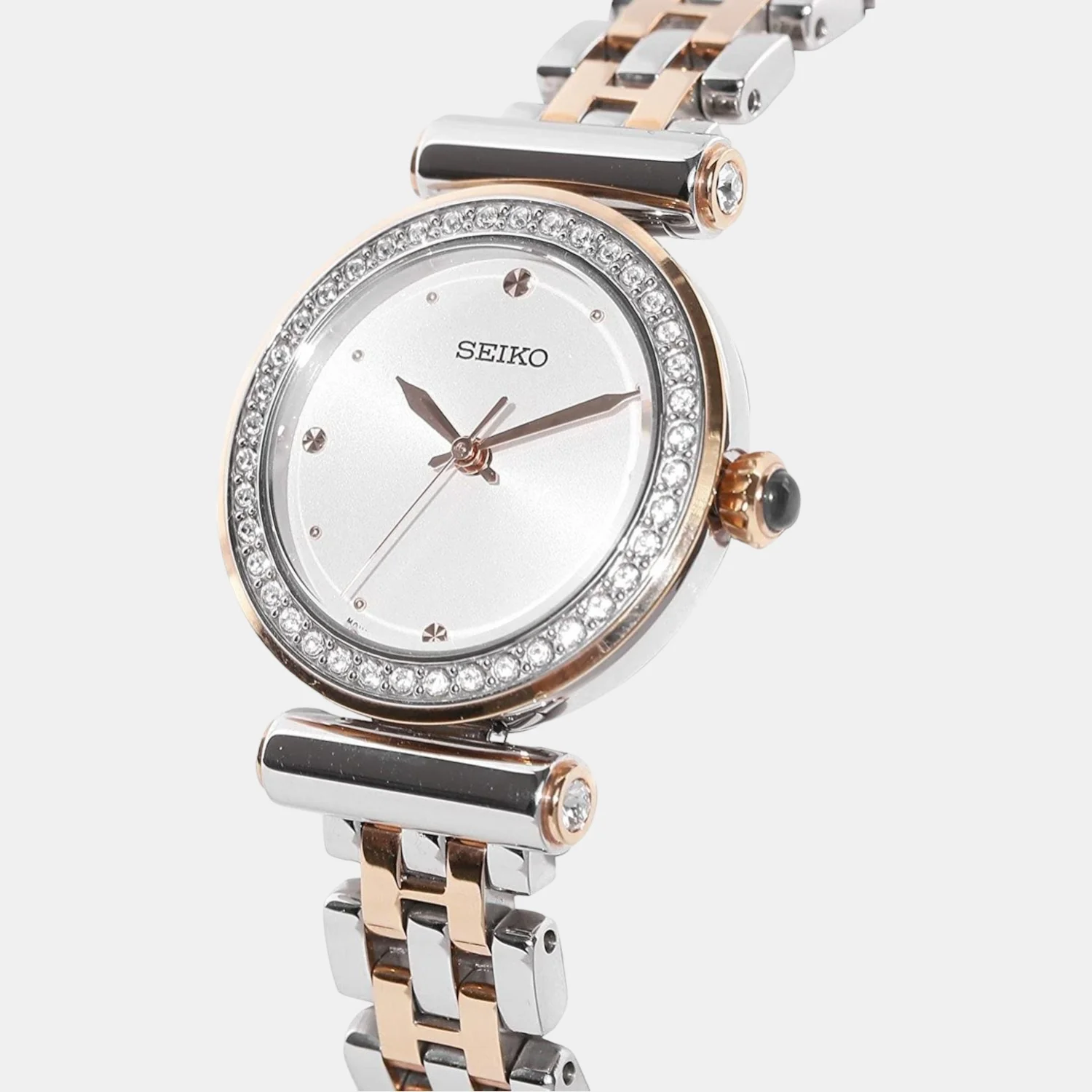 Women Quartz White Dial Analog Stainless Steel Watch SRZ466P1 - Image 2