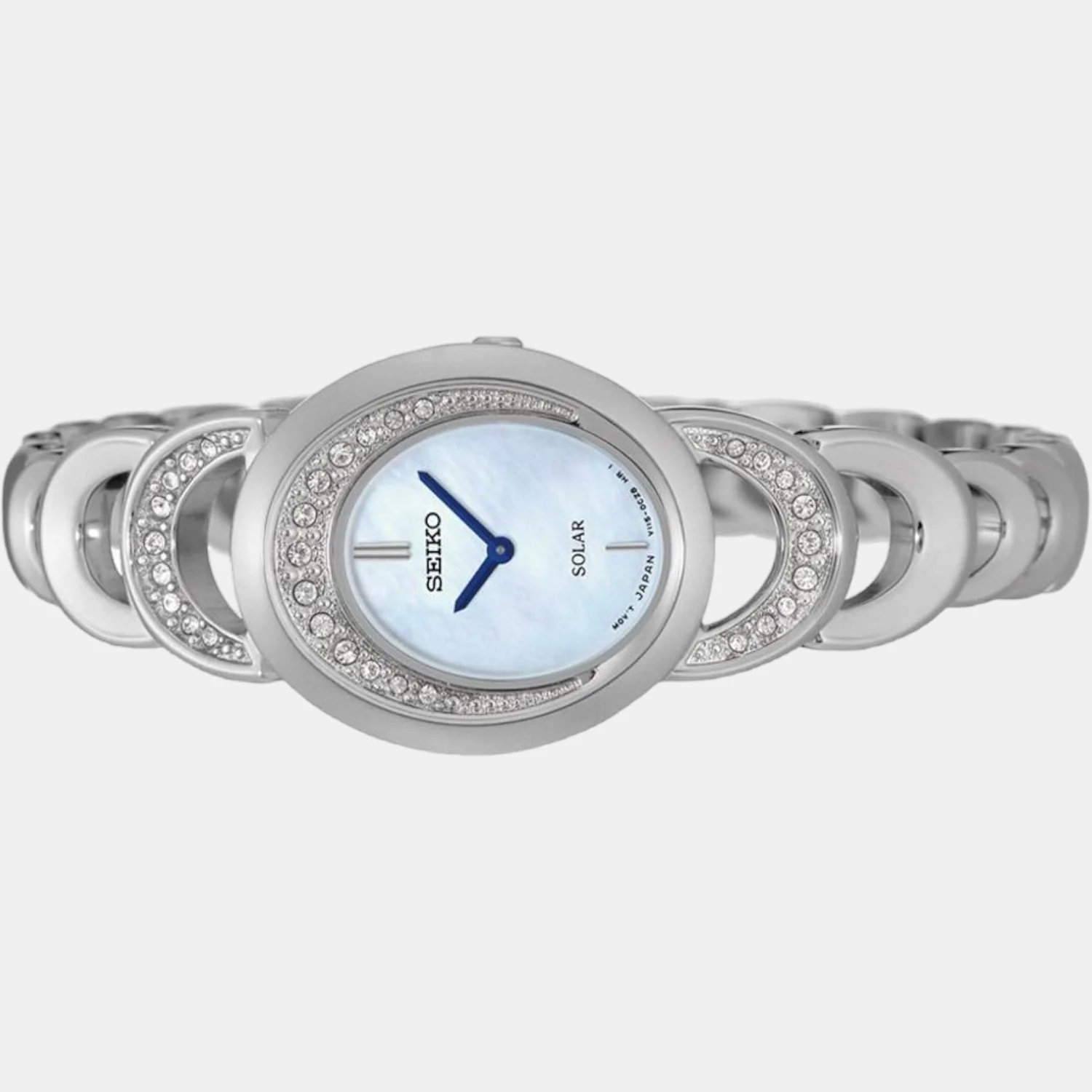 Women Solar Blue Dial Analog Stainless Steel Watch SUP295P1 - Image 2