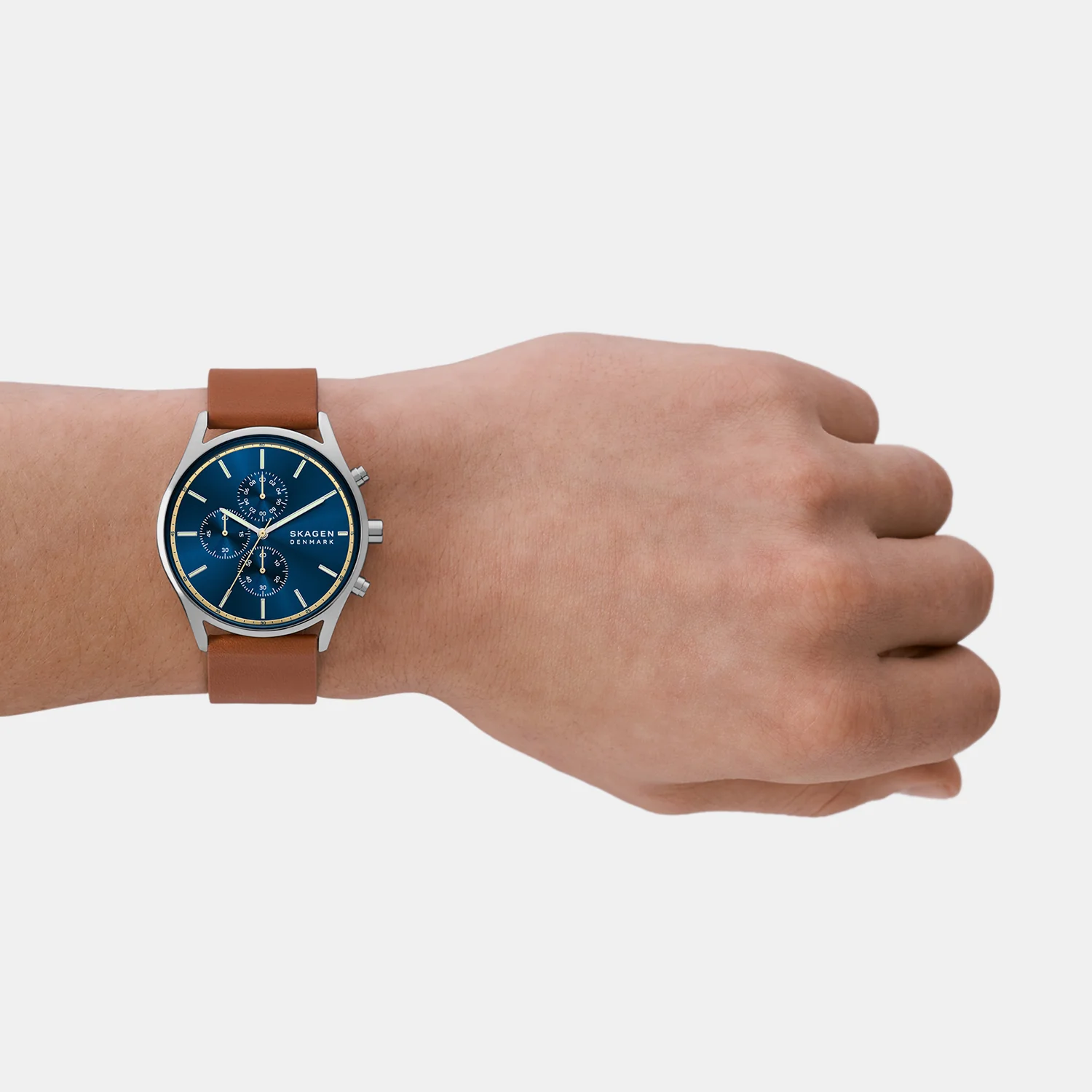 Holst Men Quartz Blue Dial Chronograph Stainless Steel Watch SKW6916 - Image 4